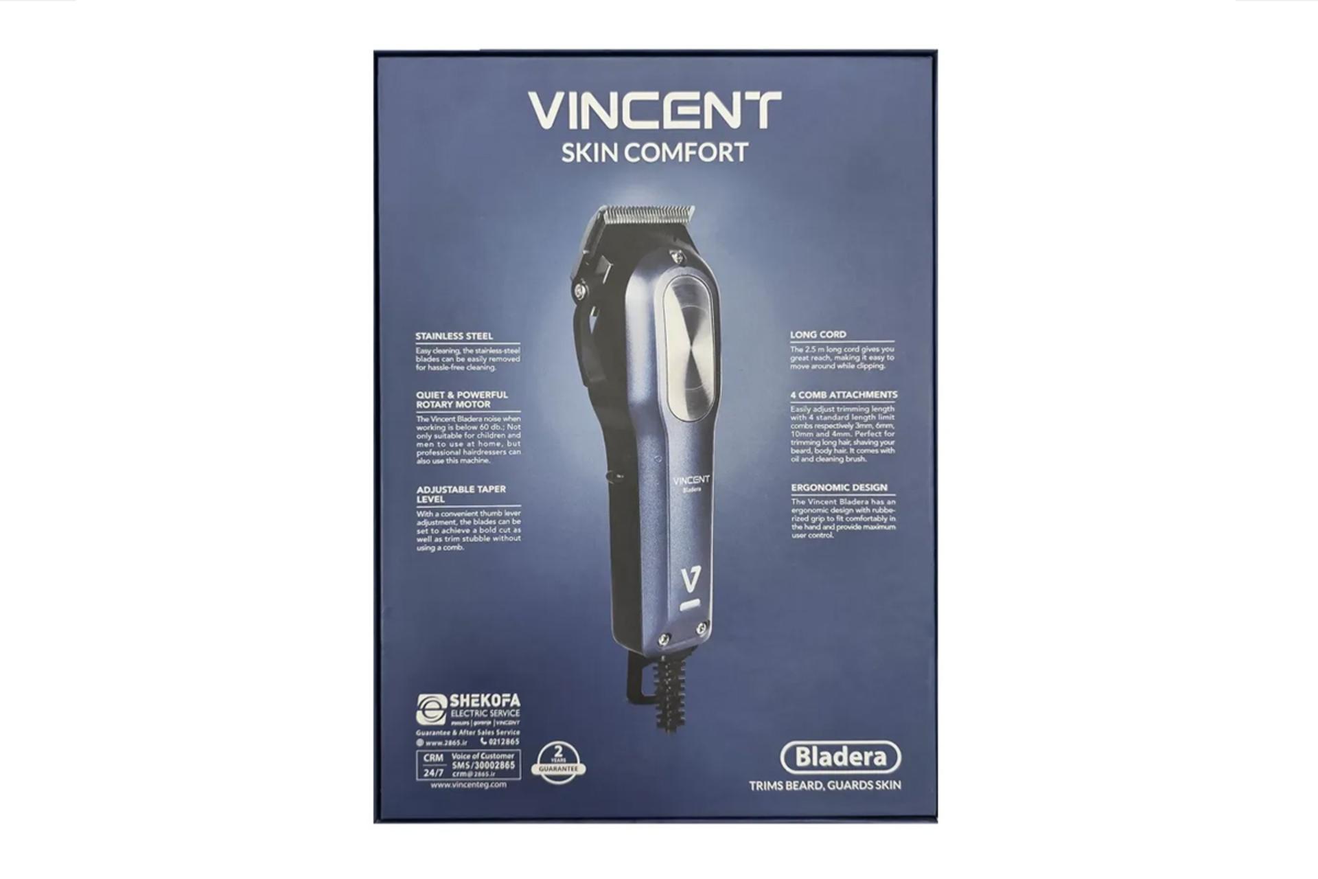 جعبه ماشین اصلاح و ریش تراش وینسنت HC5411