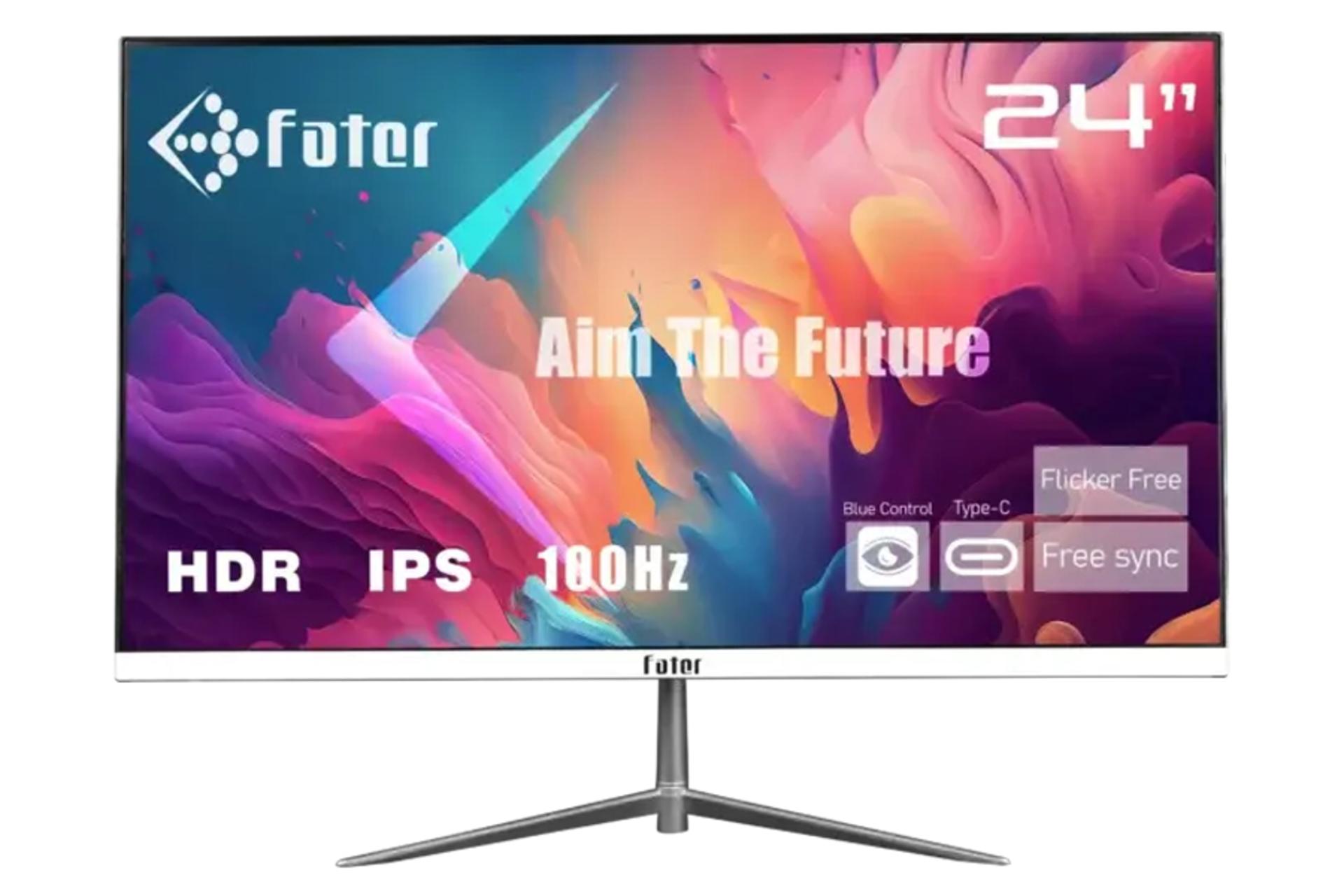 مانیتور فاطر 24 اینچ مدل F24-180W1 نمای روبرو