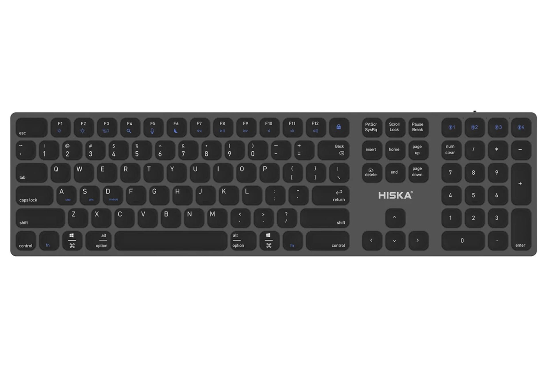 کیبورد هیسکا HX-KE245 رنگ مشکی