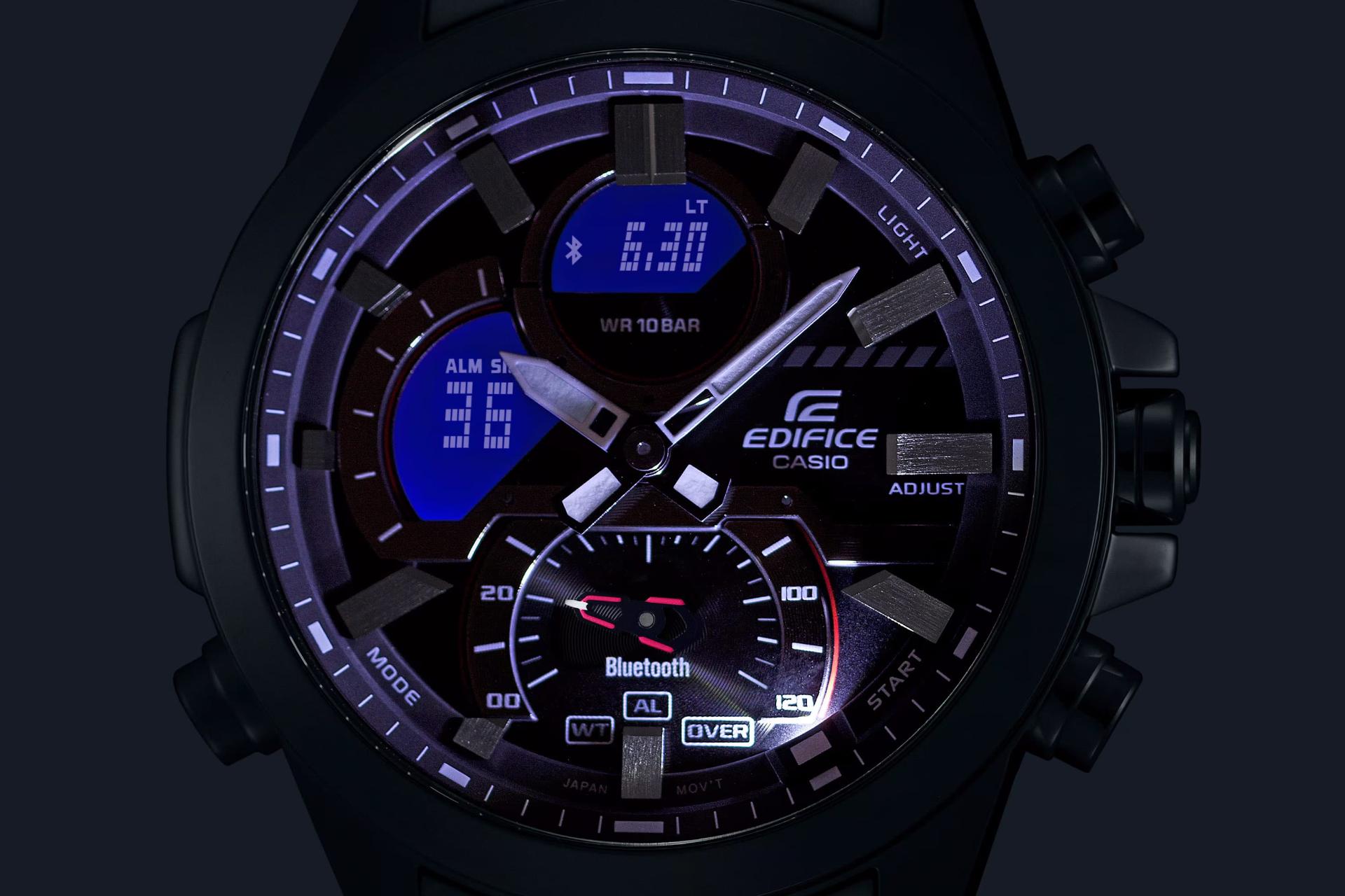 نور شب‌تاب ساعت مچی مردانه کاسیو Edifice ECB-30D-1A