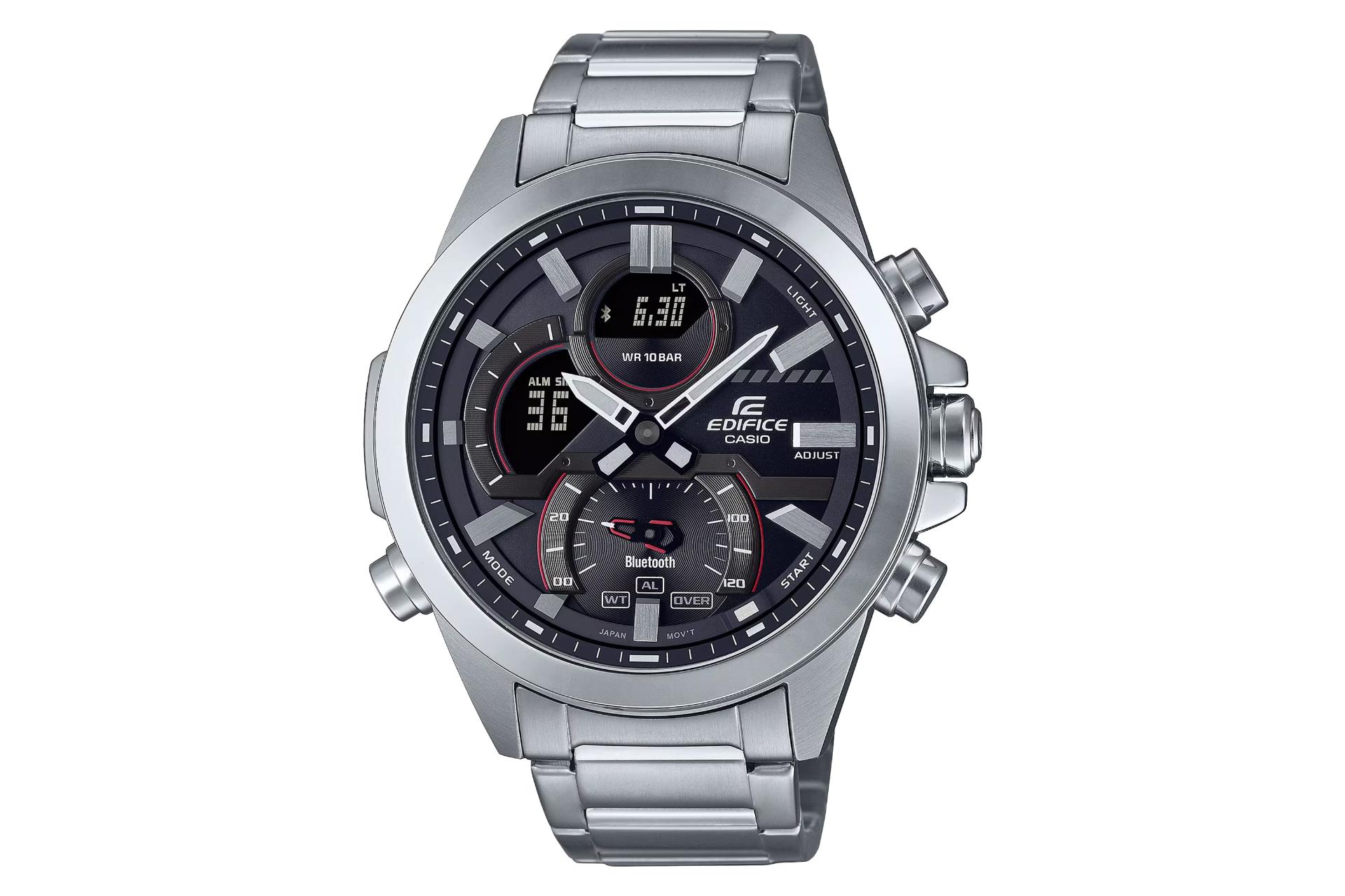 صفحه و فریم ساعت مچی مردانه کاسیو Edifice ECB-30D-1A