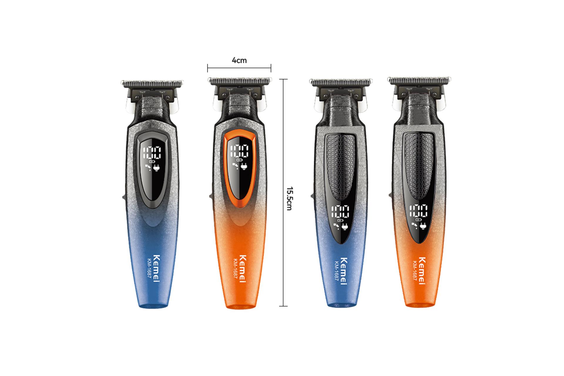 ابعاد و اندازه ماشین اصلاح و ریش تراش کیمی KM-1687