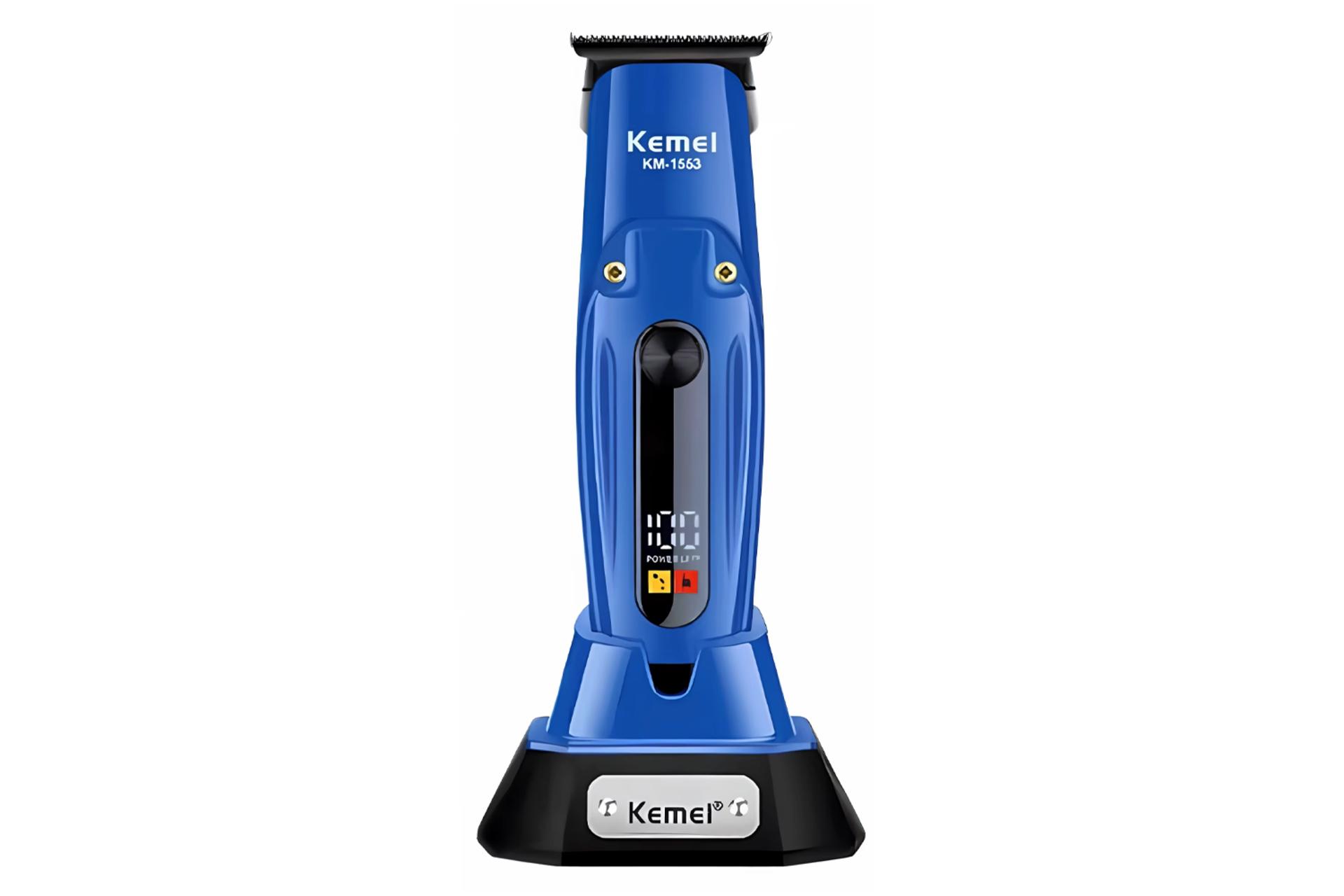 ماشین اصلاح و ریش تراش کیمی KM-1553 رنگ آبی