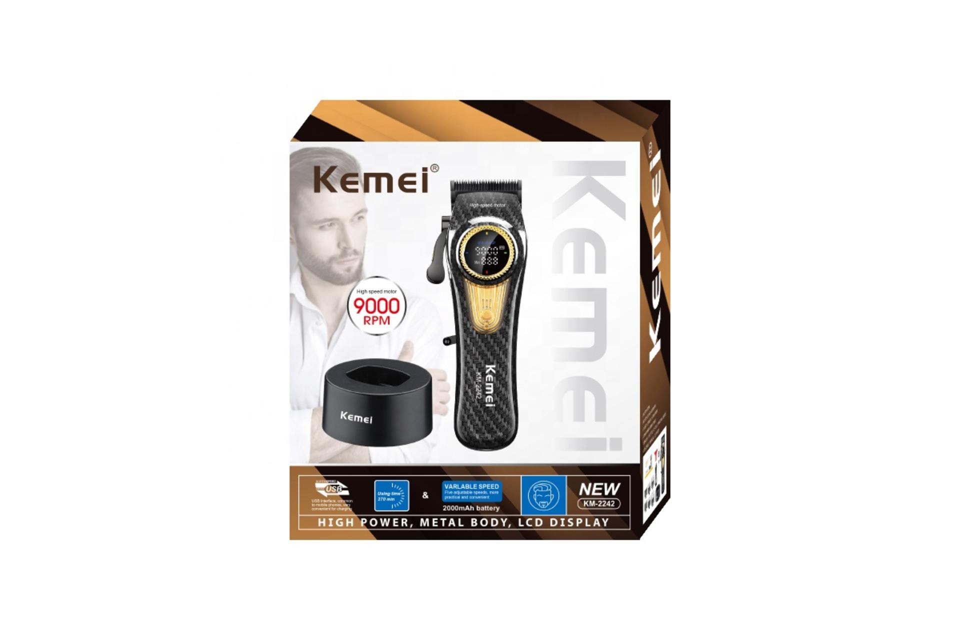 جعبه ماشین اصلاح و ریش تراش کیمی KM-2242