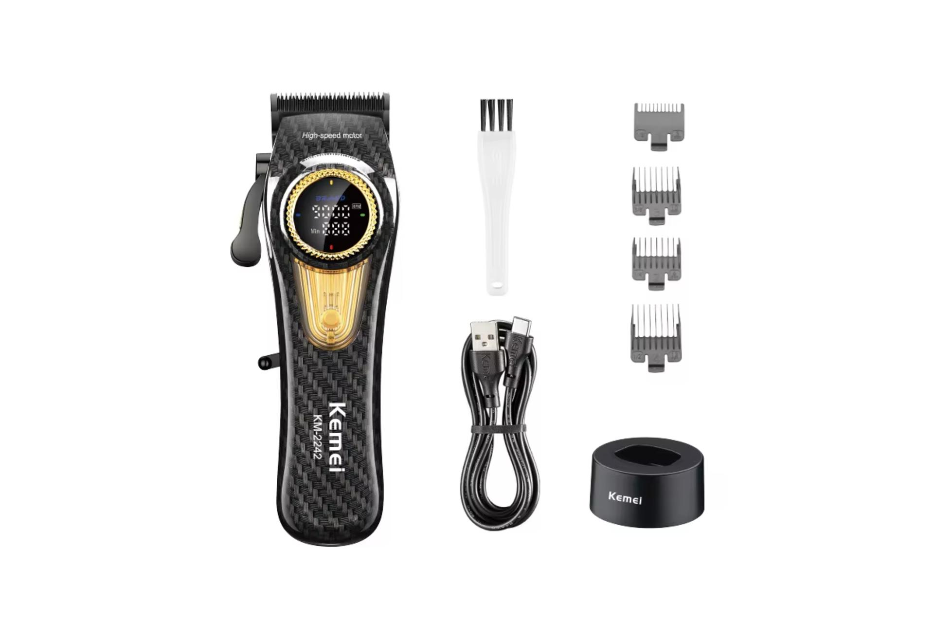 اقلام همراه ماشین اصلاح و ریش تراش کیمی KM-2242