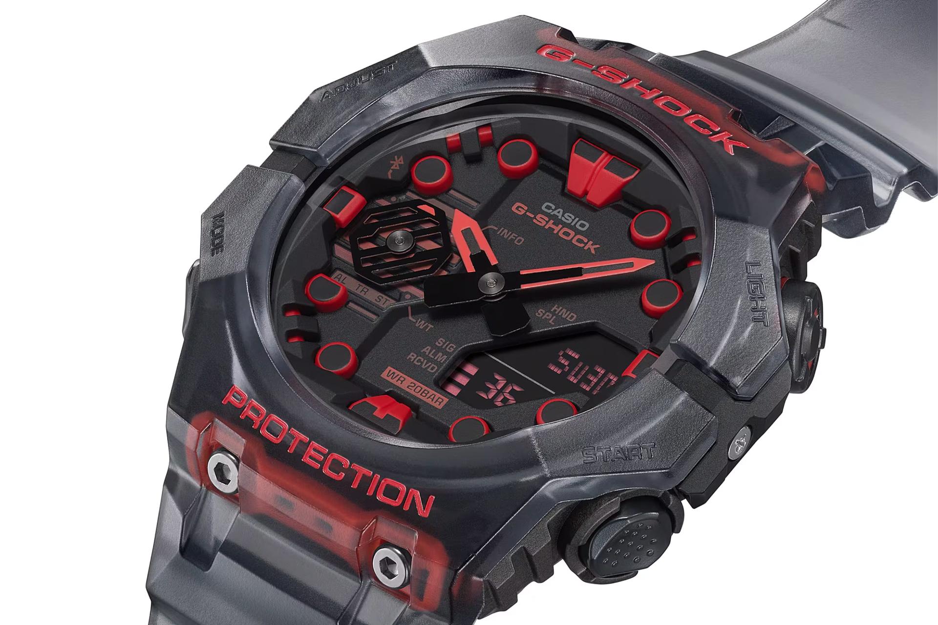 لبه سمت راست ساعت مچی مردانه کاسیو جی شاک GA-B001G-1A