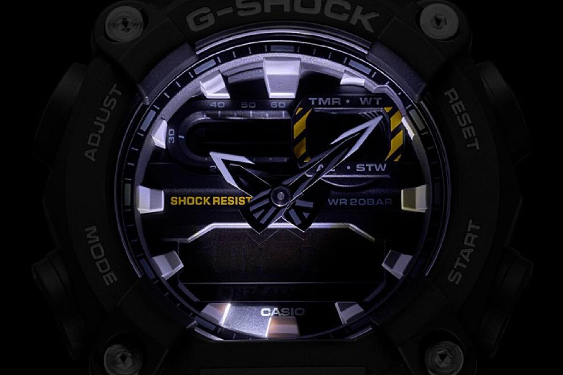 نور شب‌تاب ساعت مچی مردانه کاسیو جی شاک GA-900-1A