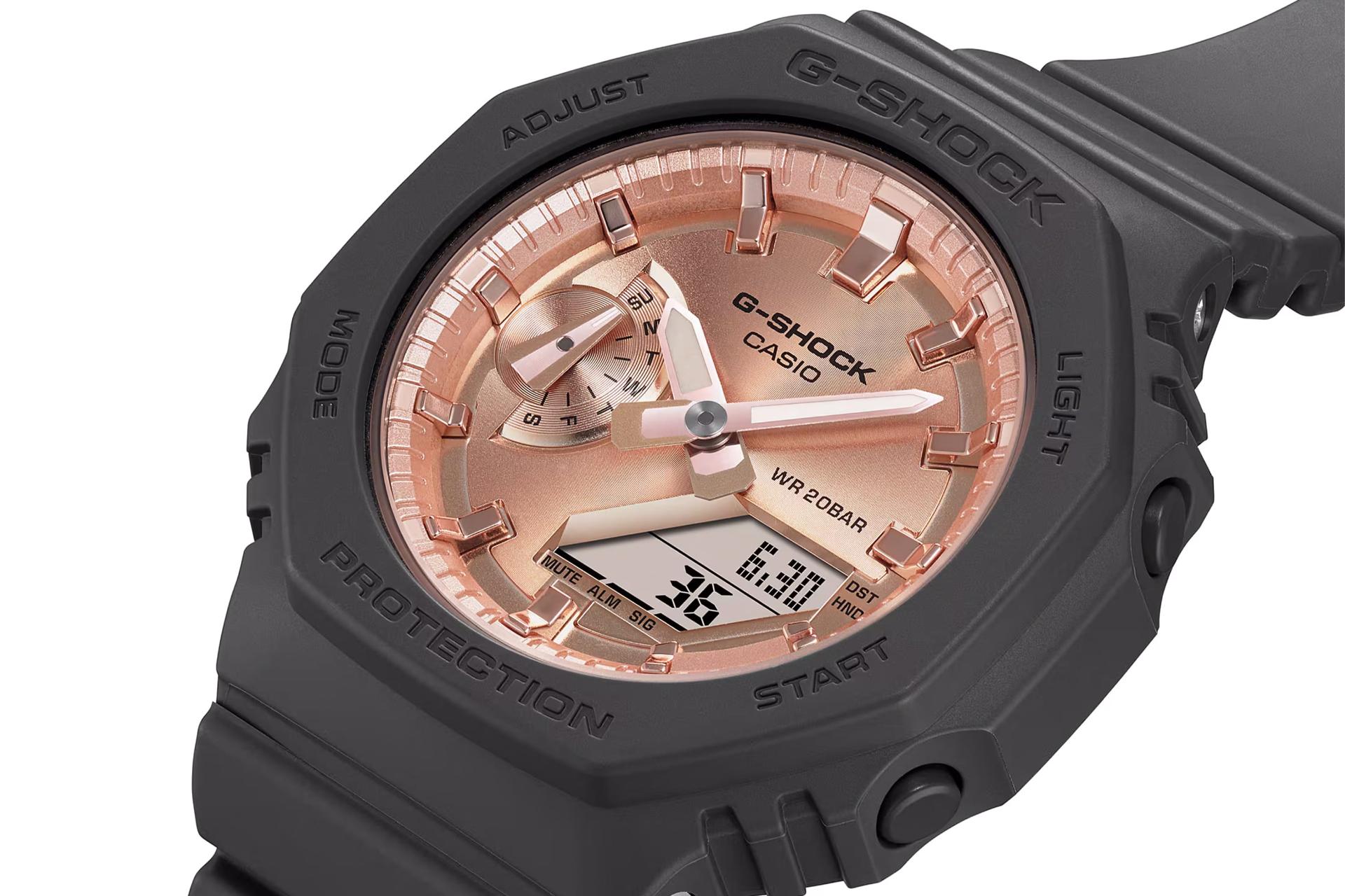 لبه سمت راست ساعت مچی زنانه کاسیو جی شاک GMA-S2100MD-1A