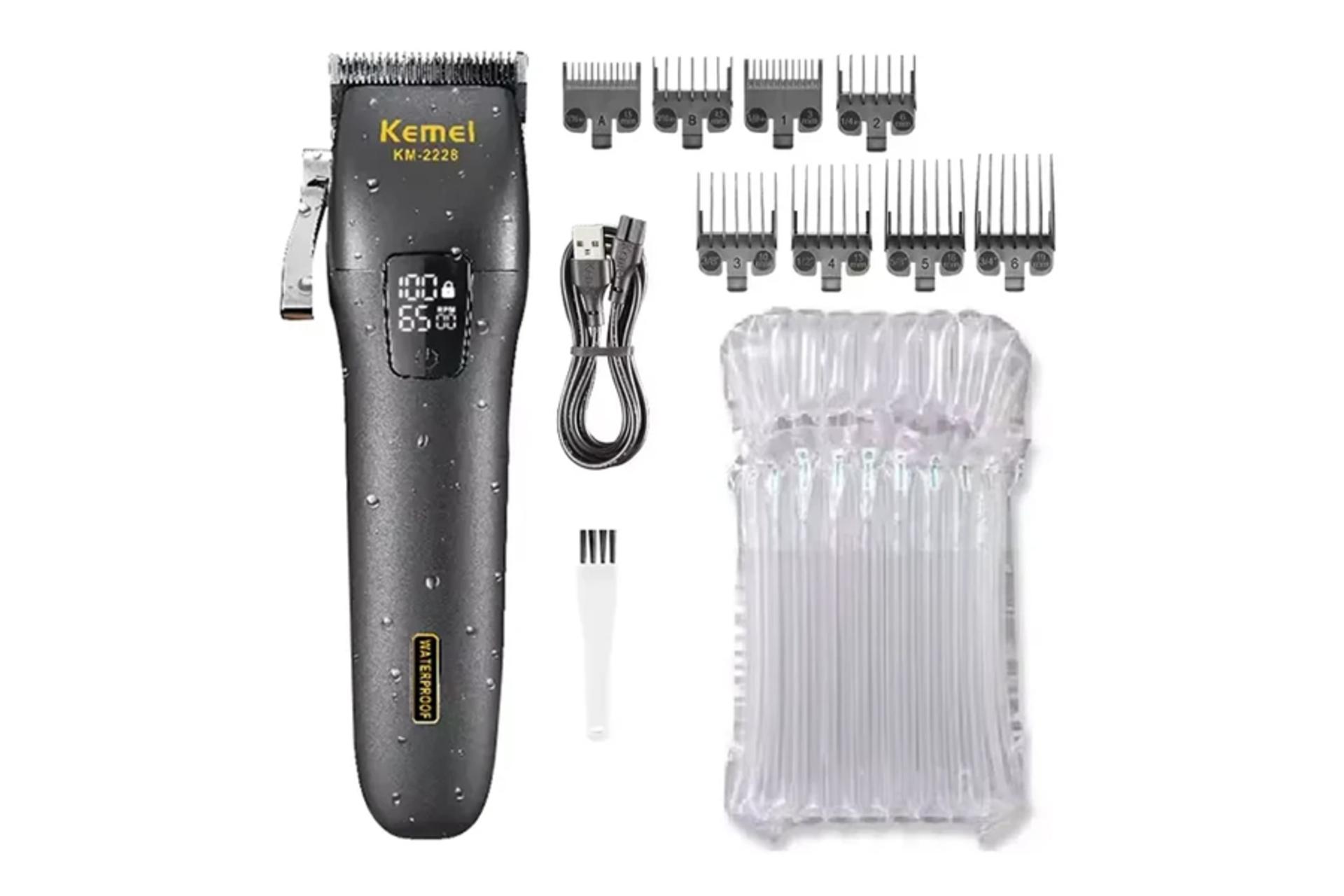 اقلام همراه ماشین اصلاح و ریش تراش کیمی KM-2228