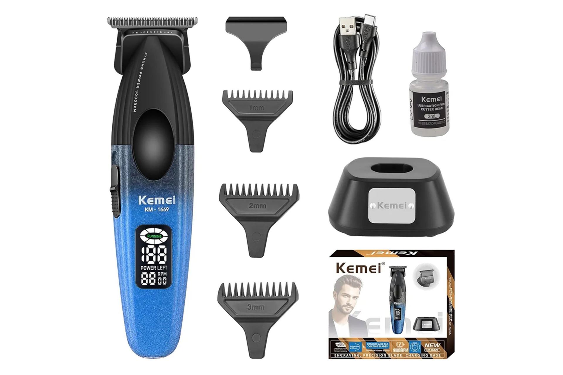 اقلام همراه ماشین اصلاح و ریش تراش کیمی KM-1669