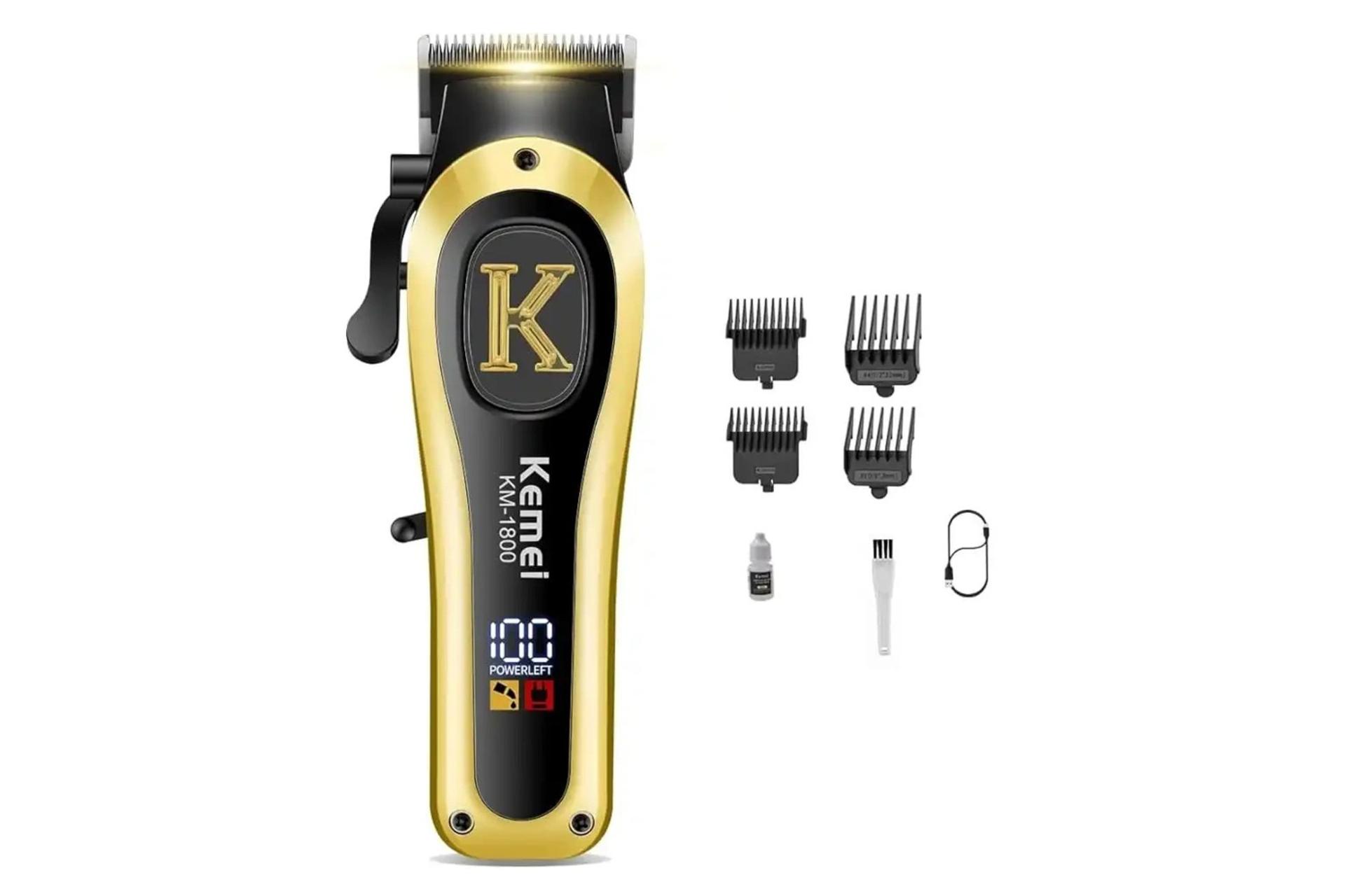 اقلام همراه ماشین اصلاح و ریش تراش کیمی KM-1800