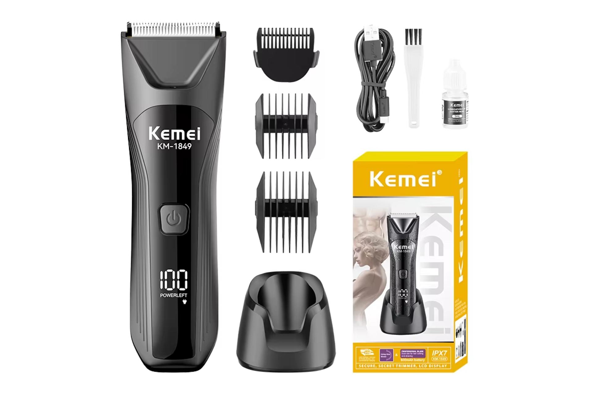 اقلام همراه ماشین اصلاح و ریش تراش کیمی KM-1849