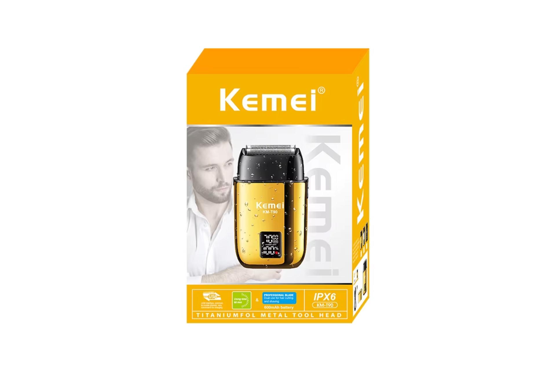 جعبه ماشین اصلاح و ریش تراش کیمی KM-T90
