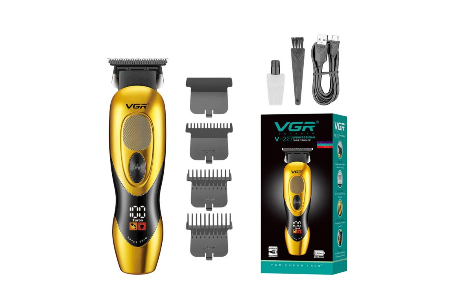 اقلام همراه ماشین اصلاح و ریش تراش وی جی آر V-227