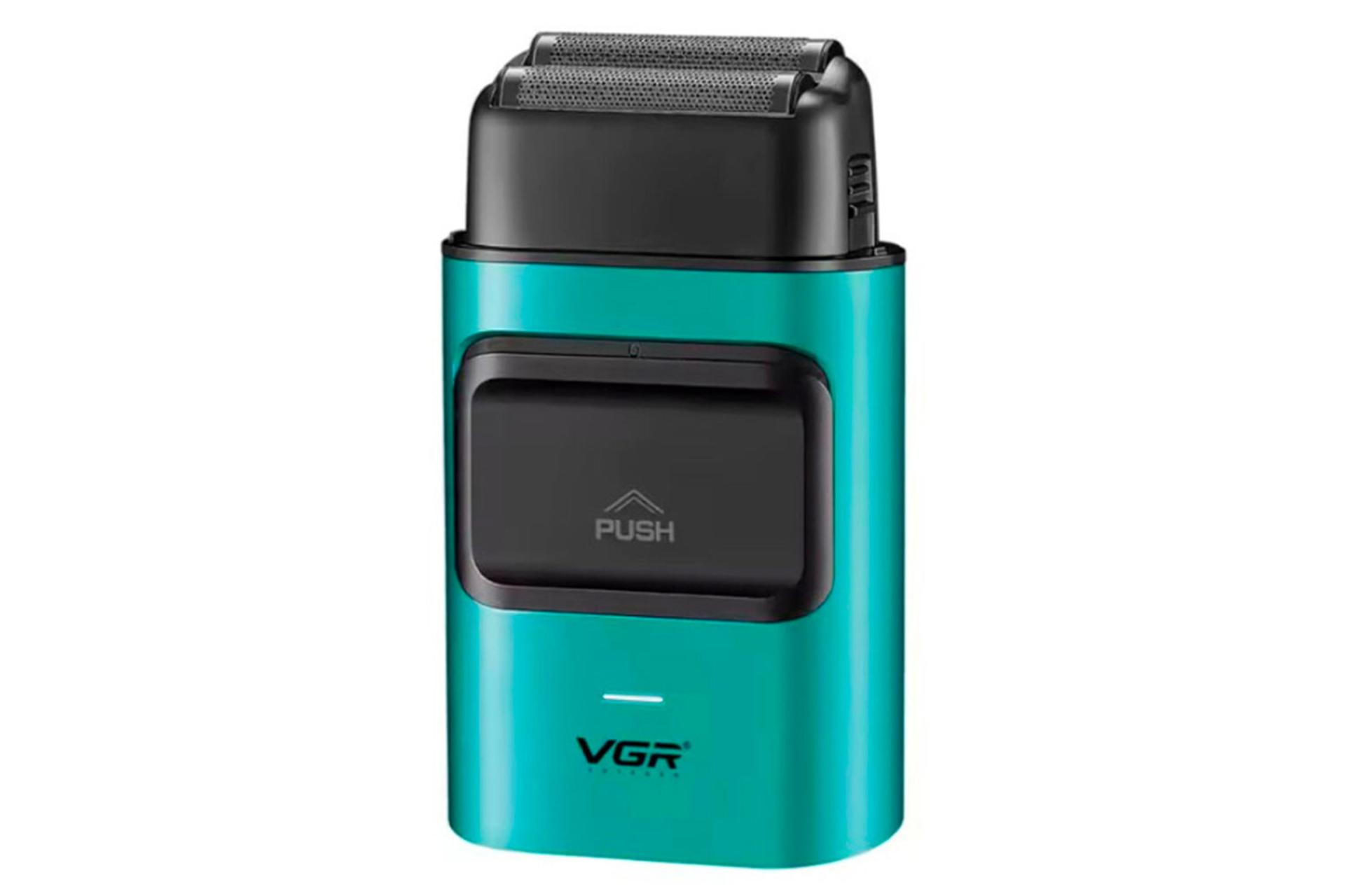 ماشین اصلاح و ریش تراش وی جی آر V-307 رنگ سبز