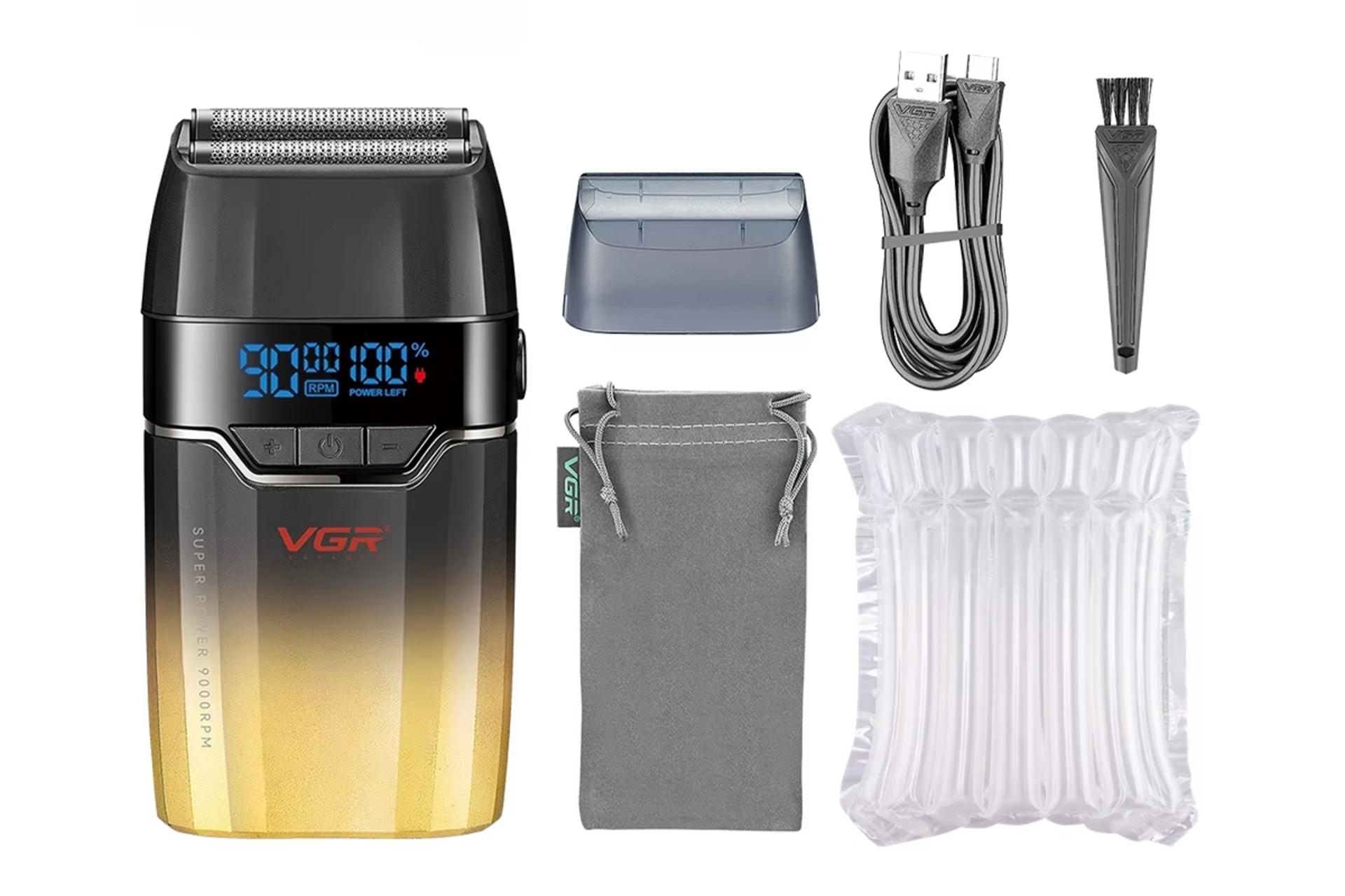 اقلام همراه ماشین اصلاح و ریش تراش وی جی آر V-308