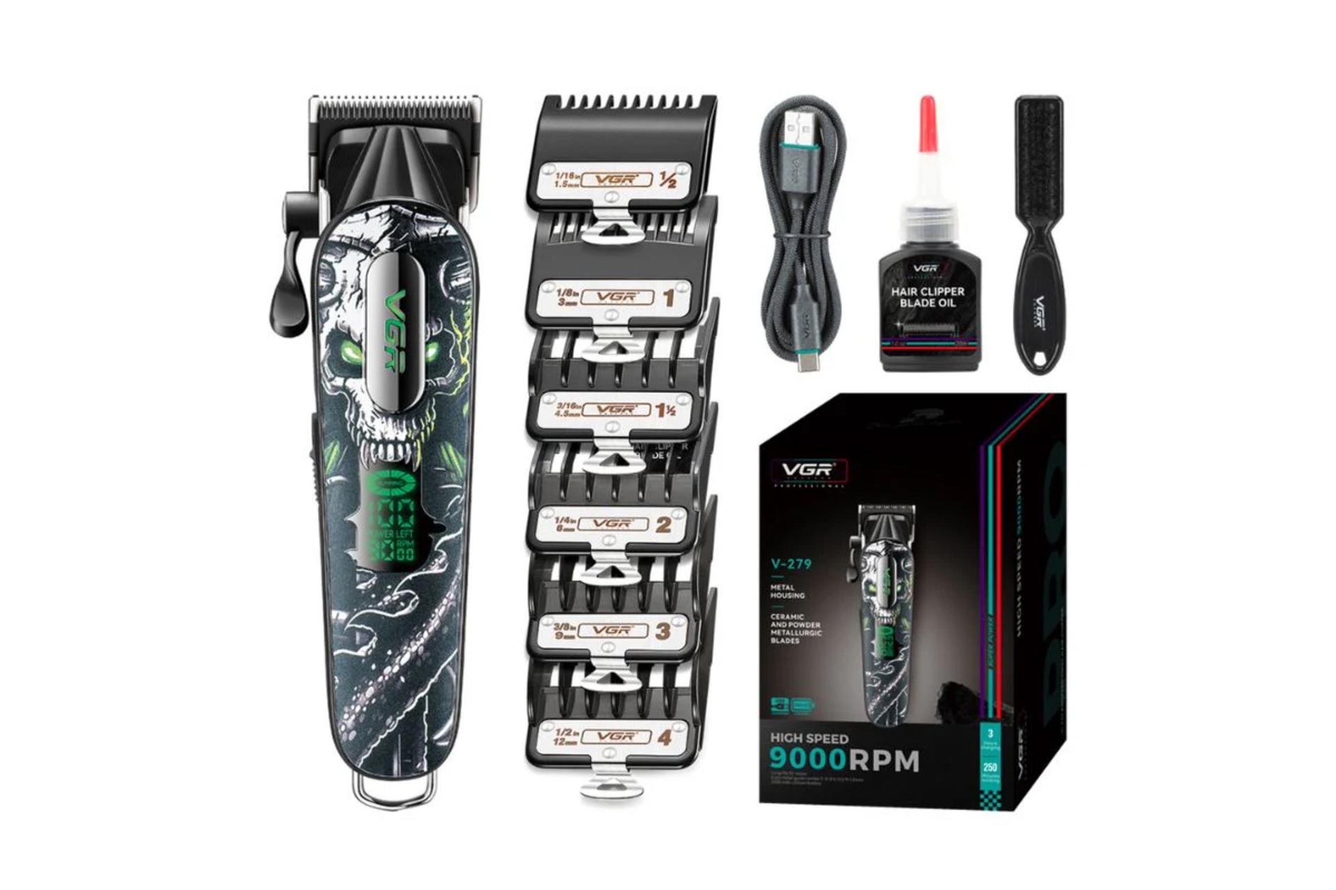 اقلام همراه ماشین اصلاح و ریش تراش وی جی آر V-279