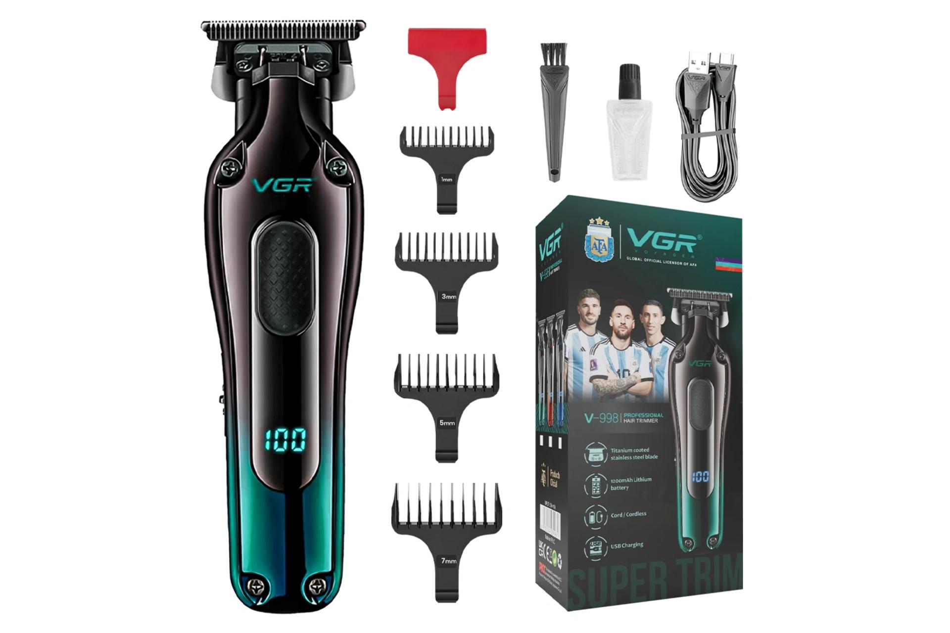 اقلام همراه ماشین اصلاح و ریش تراش وی جی آر V-998