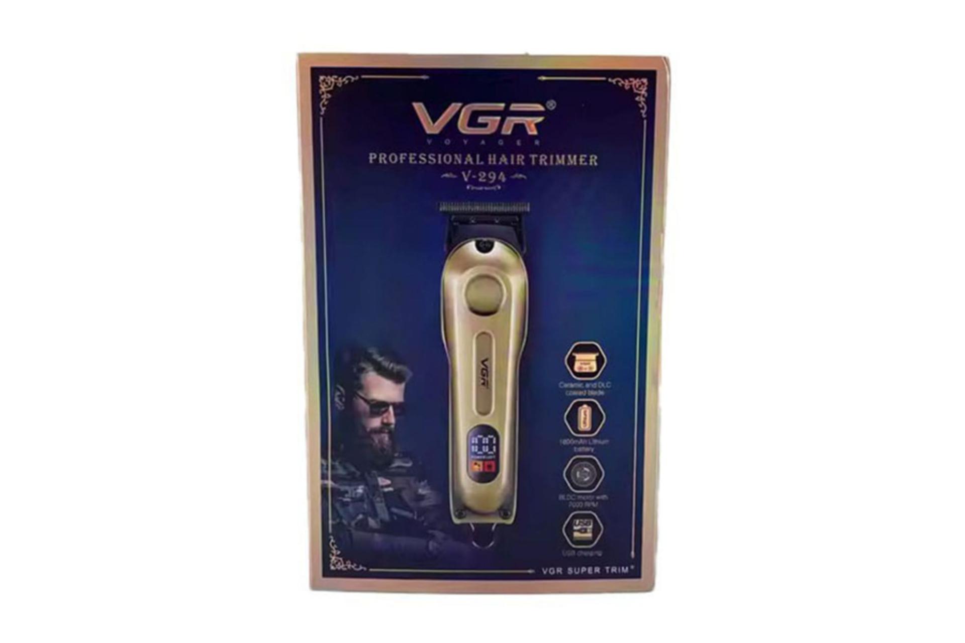 جعبه ماشین اصلاح و ریش تراش وی جی آر V-294