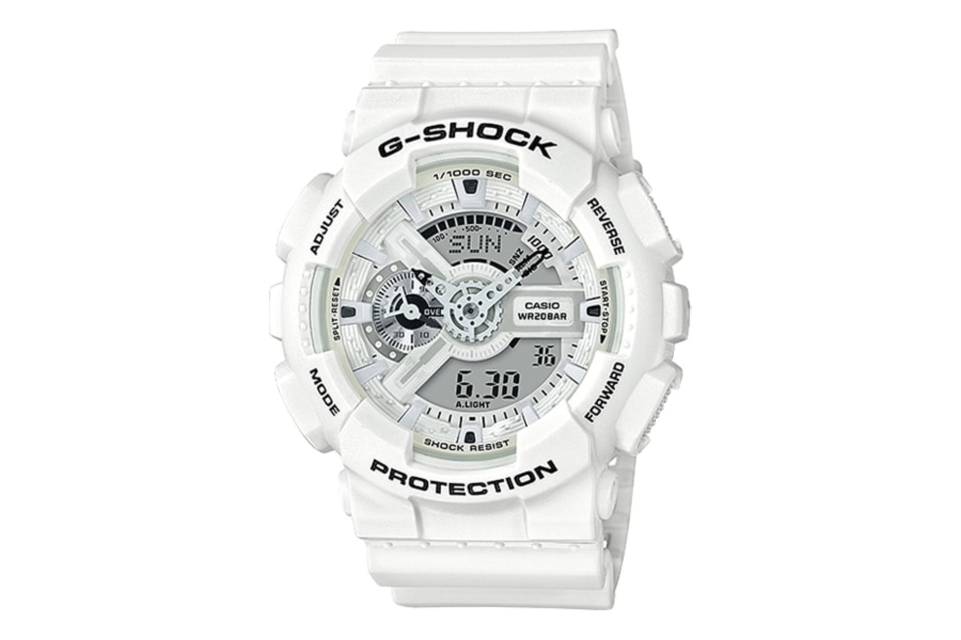 فریم و صفحه ساعت مچی مردانه کاسیو جی شاک GA-110MW-7A