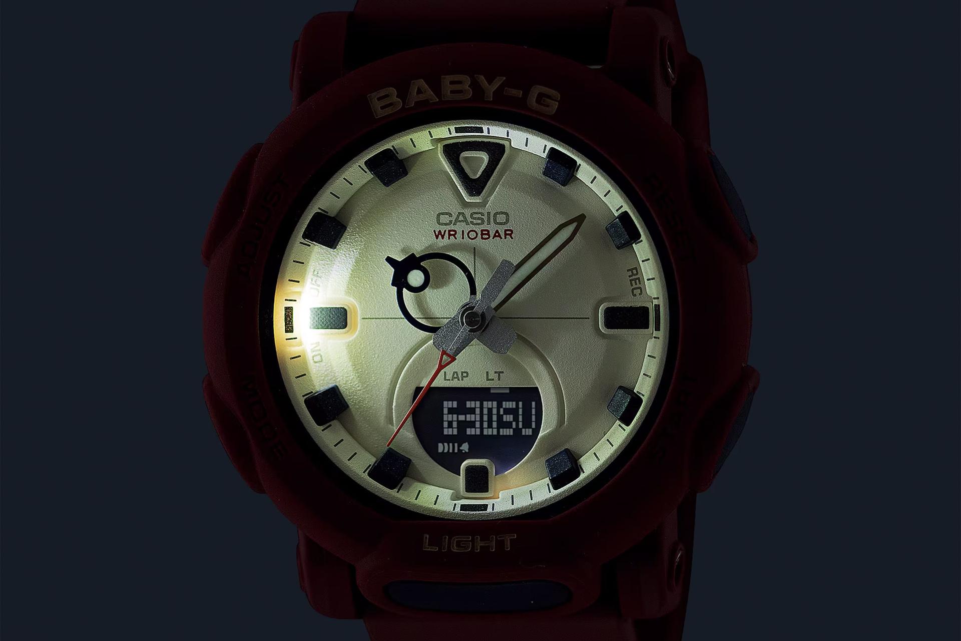 نور شب‌تاب ساعت مچی بچه گانه کاسیو BABY-G BGA-310RP-4A