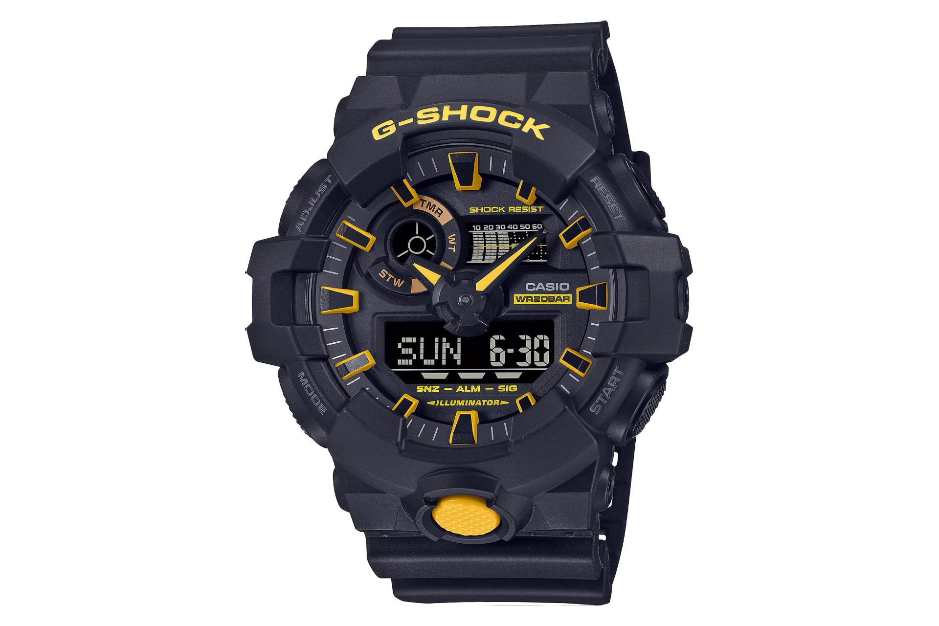 فریم و صفحه ساعت مچی مردانه کاسیو جی شاک GA-700CY-1A