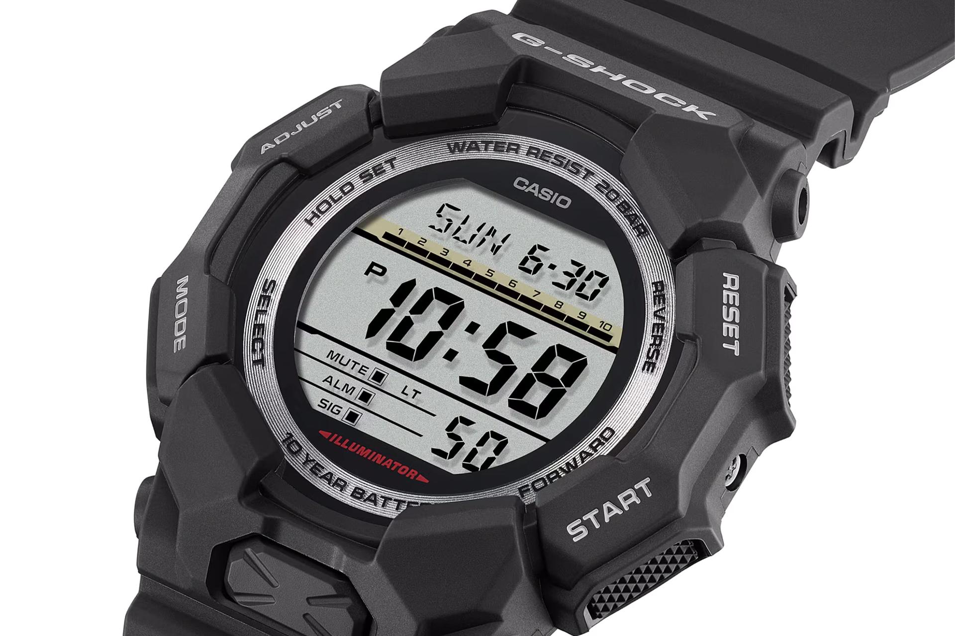 نمای نزدیک ساعت مچی مردانه کاسیو جی شاک GD-010-1