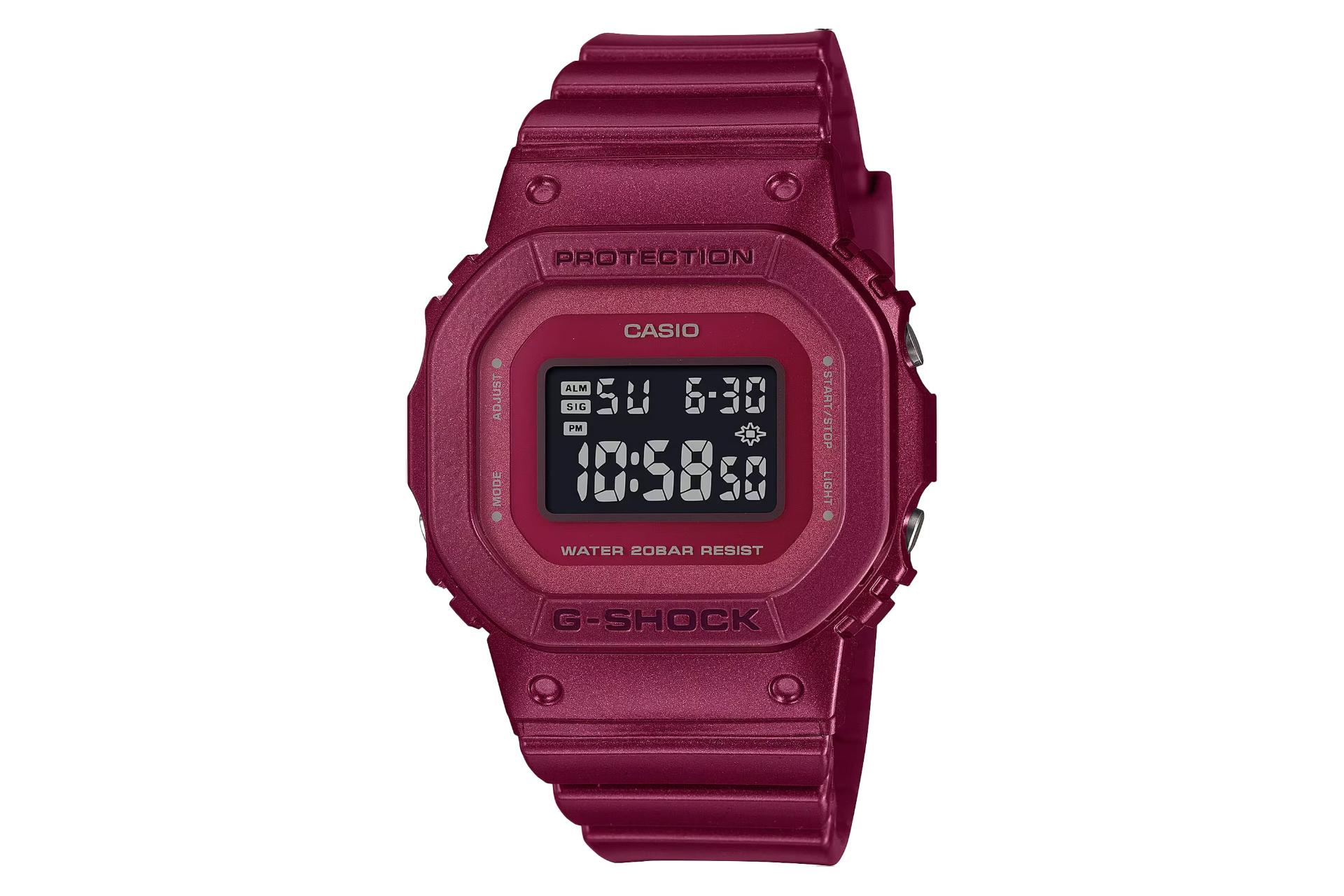 صفحه و فریم ساعت مچی زنانه کاسیو جی شاک GMD-S5600RB-4