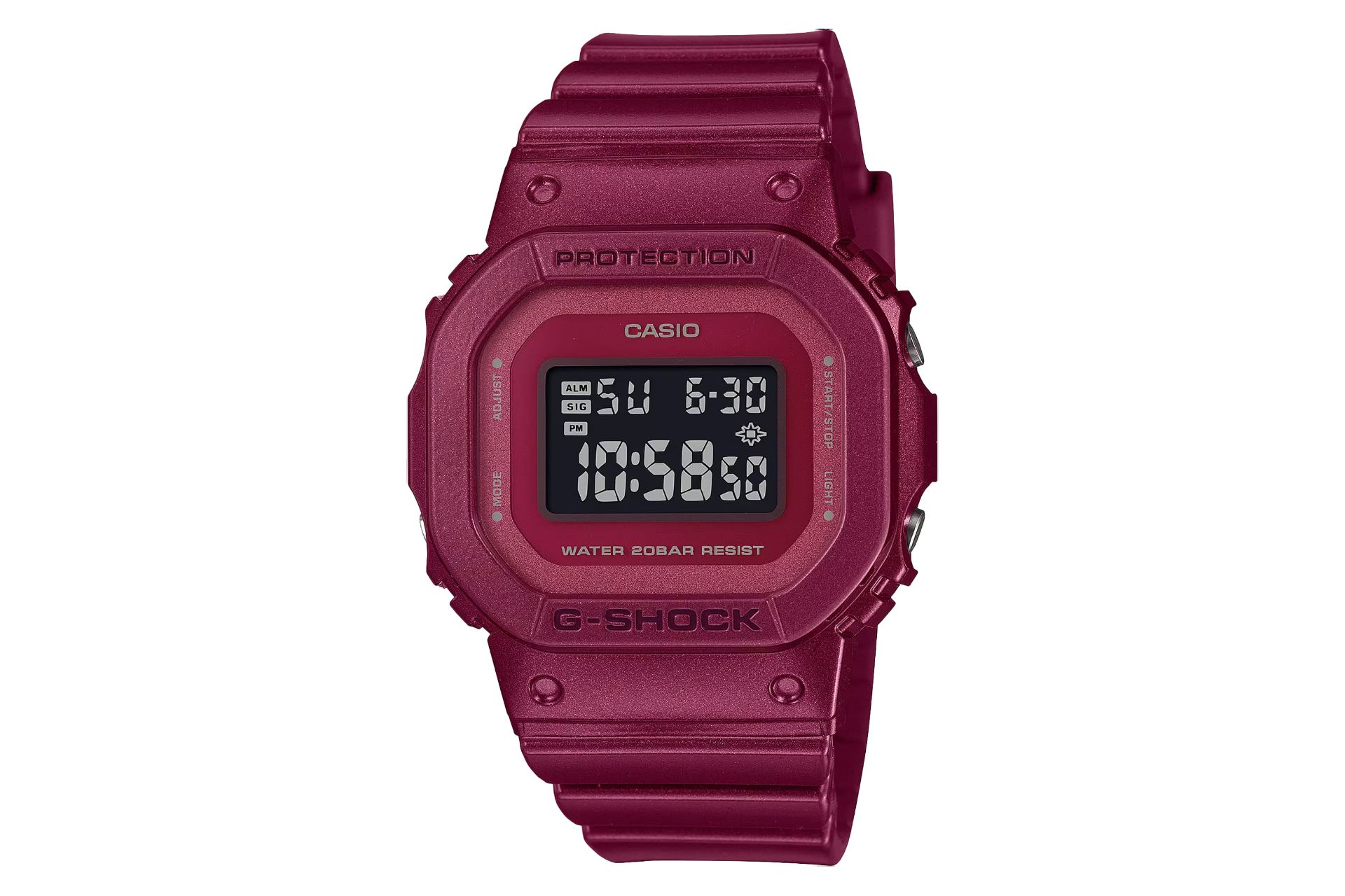 صفحه و فریم ساعت مچی زنانه کاسیو جی شاک GMD-S5600RB-4