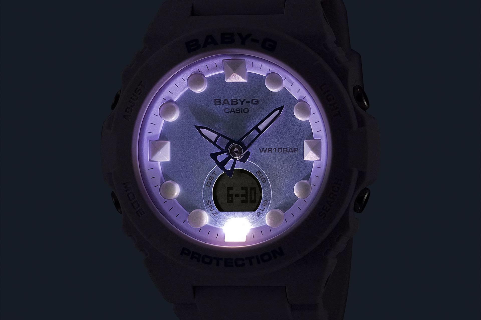 نور شب‌تاب ساعت مچی بچه گانه کاسیو BABY-G BGA-320FH-4A