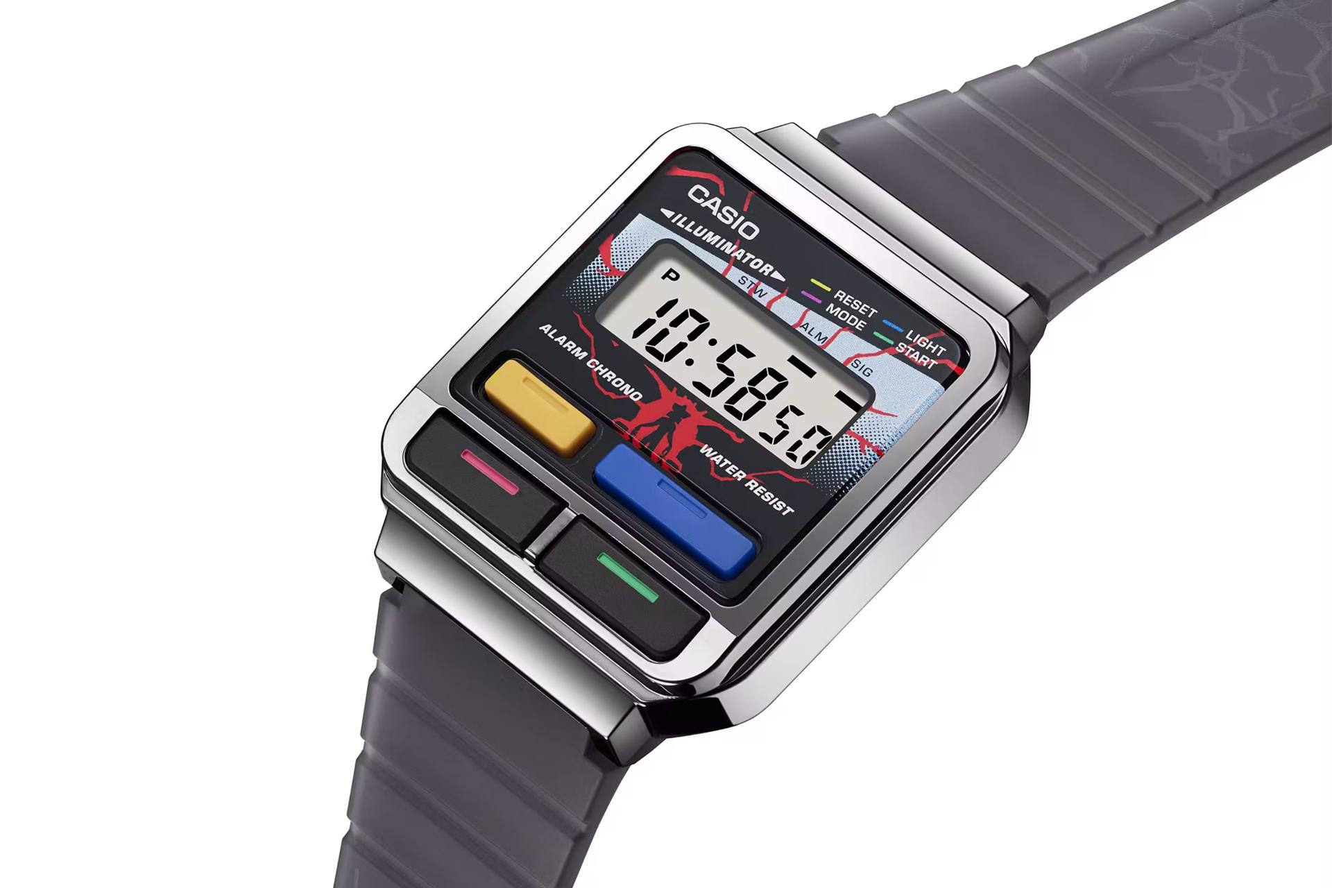 نمای نزدیک ساعت مچی بچه گانه کاسیو Vintage A120WEST-1A