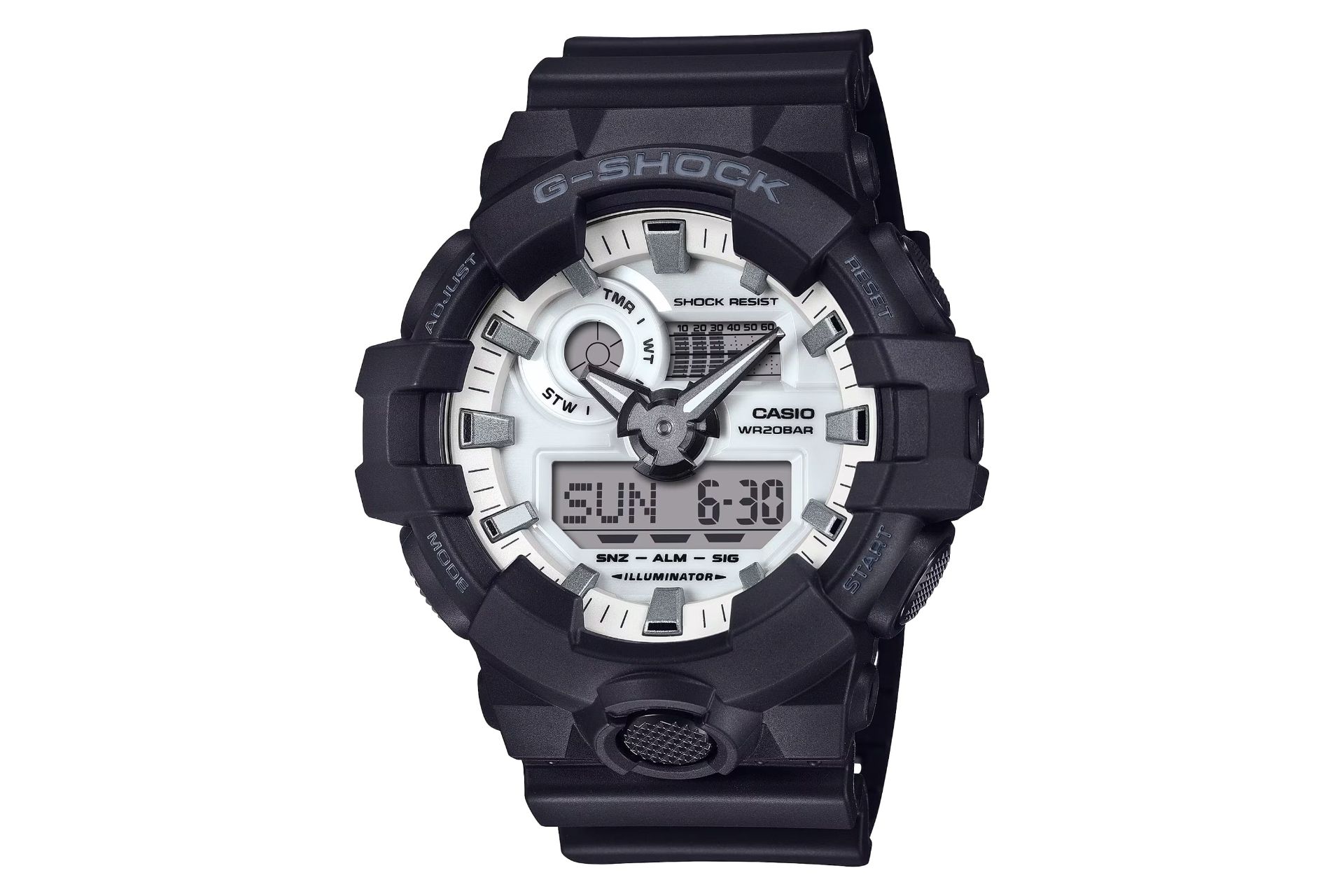 فریم و صفحه ساعت مچی مردانه کاسیو جی شاک GA-700WD-1A