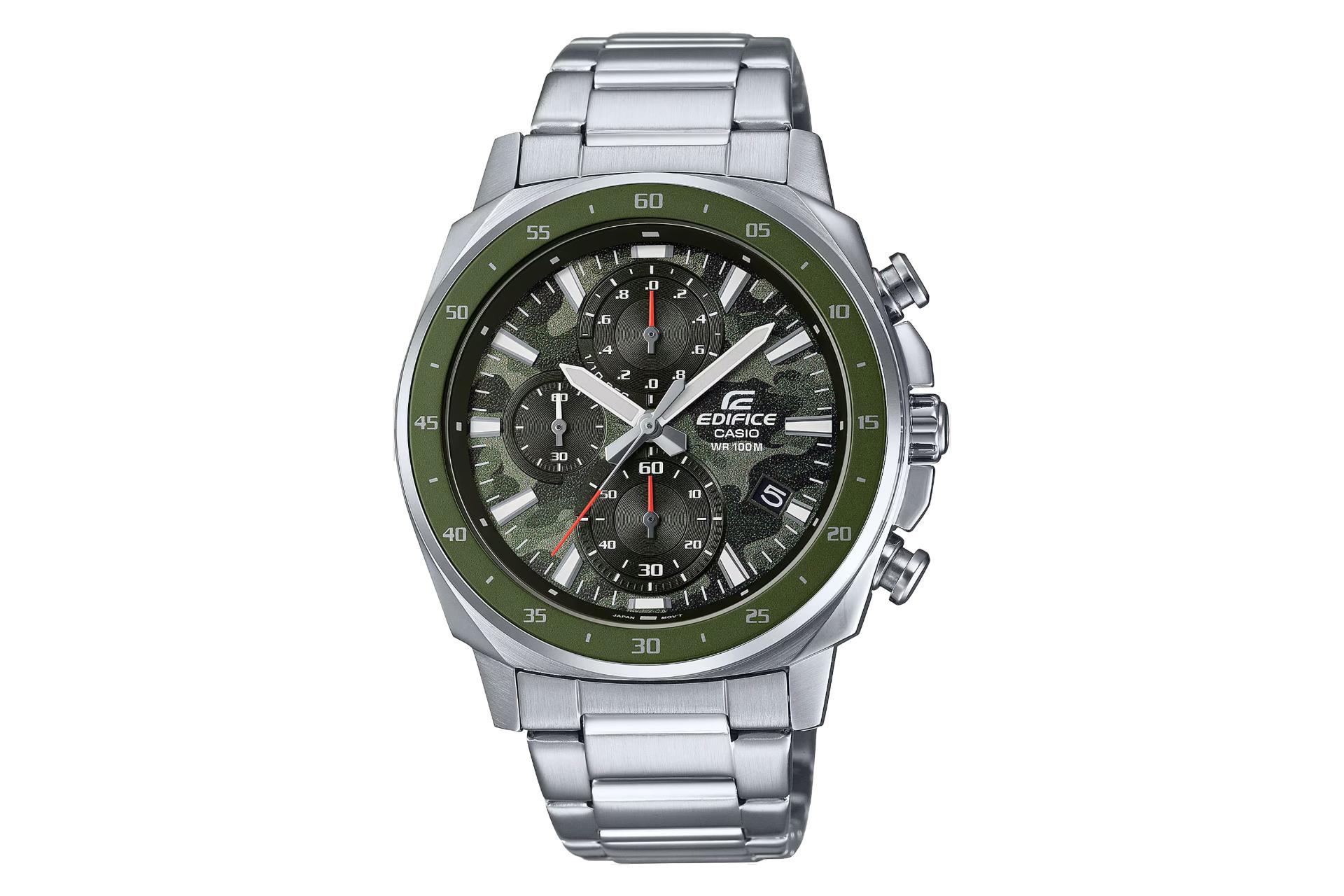 صفحه و فریم ساعت مچی مردانه کاسیو Edifice EFV-600D-3CV