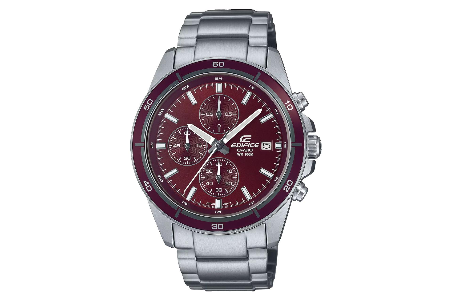 صفحه و فریم ساعت مچی مردانه کاسیو Edifice EFR-526D-5CV