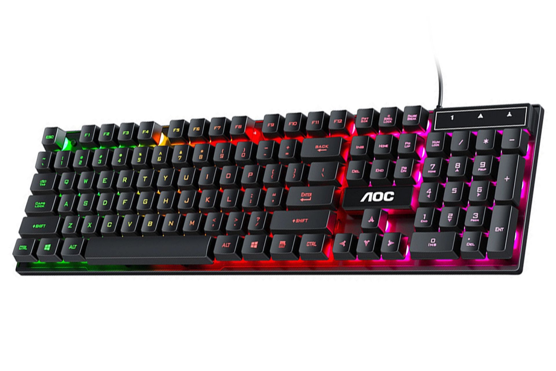 ابعاد و اندازه کیبورد ای او سی KB121