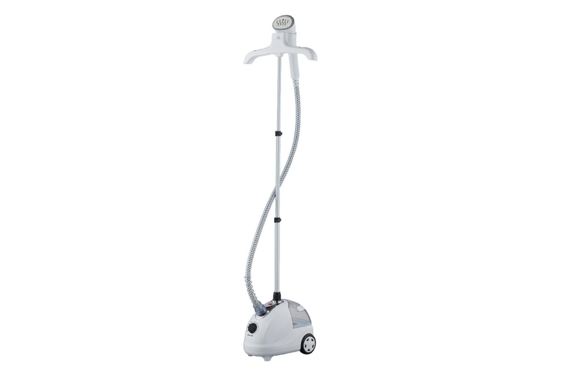 اتو گرین لیون Portable Household Garment Steamer رنگ سفید