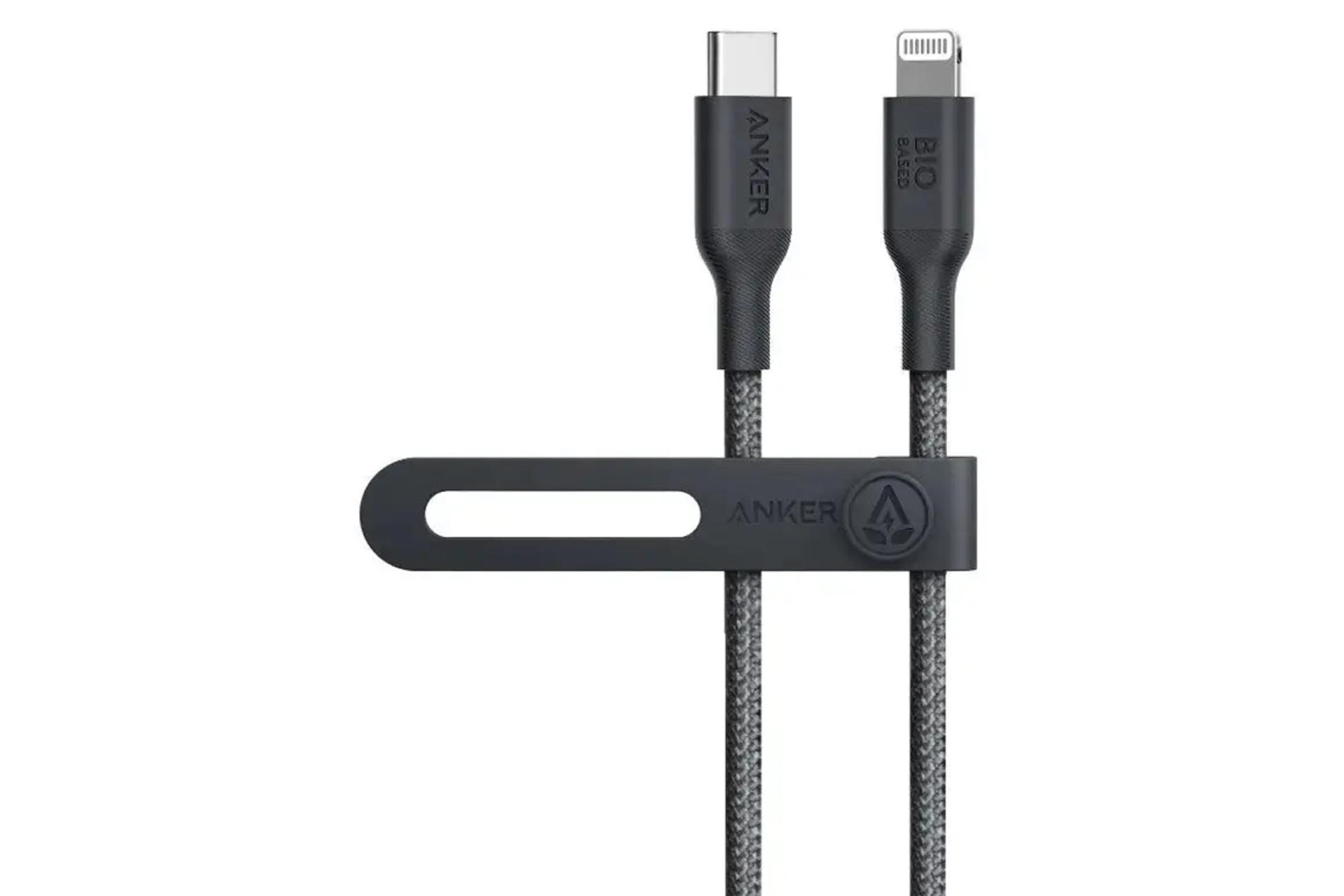 کابل شارژ USB انکر Type-C به Lightning مدل 542 A80B5 با طول 0.9 متر