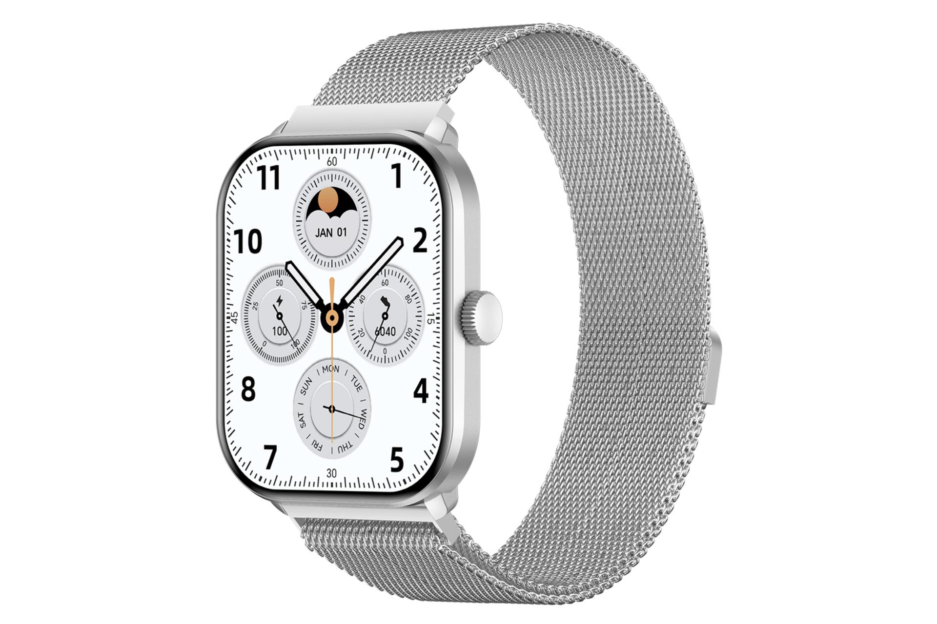 ساعت هوشمند شیائومی Glorimi GC PLUS رنگ نقره ای