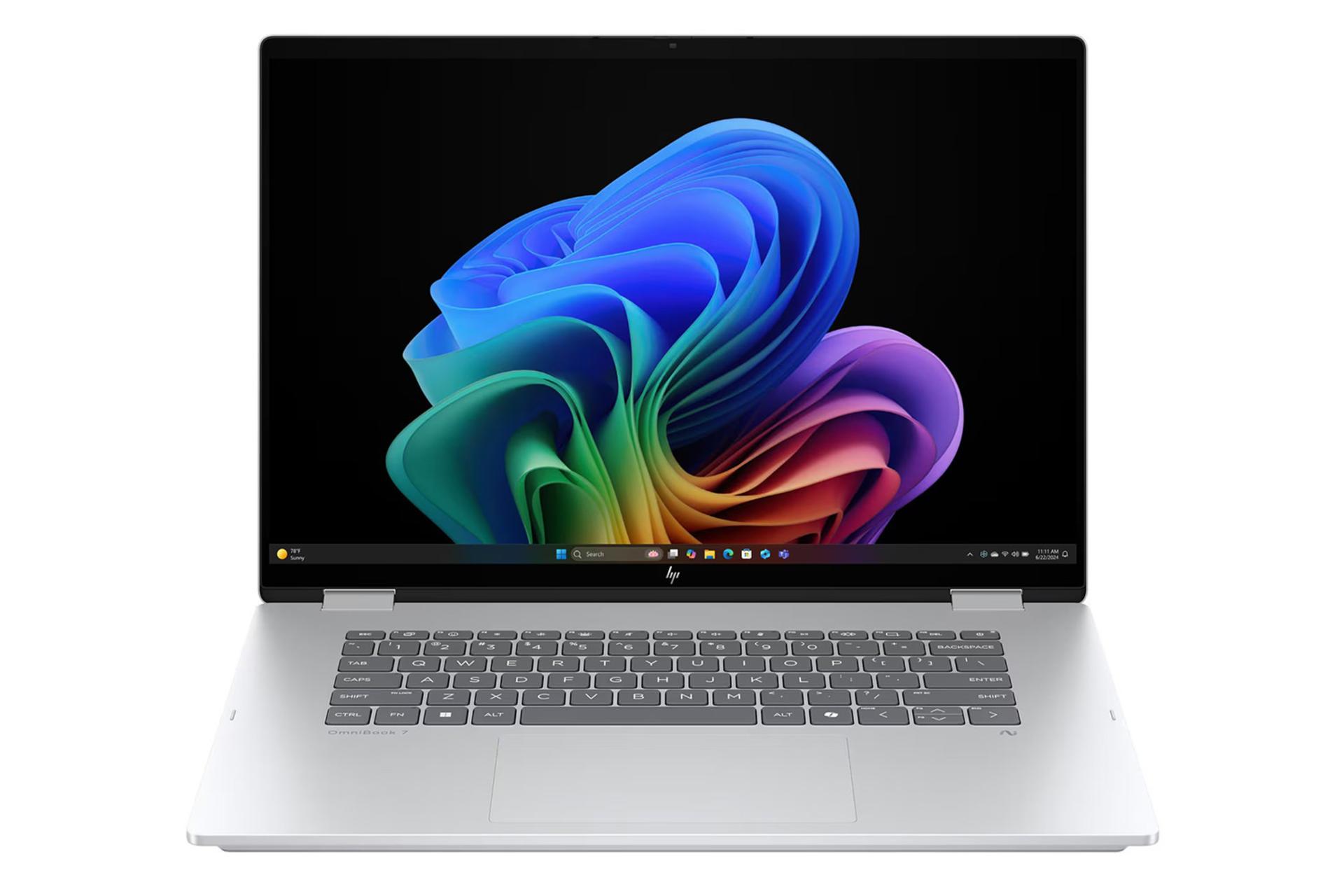 لپ تاپ اچ پی HP OmniBook X Flip 16-as0023dx نمای جلو