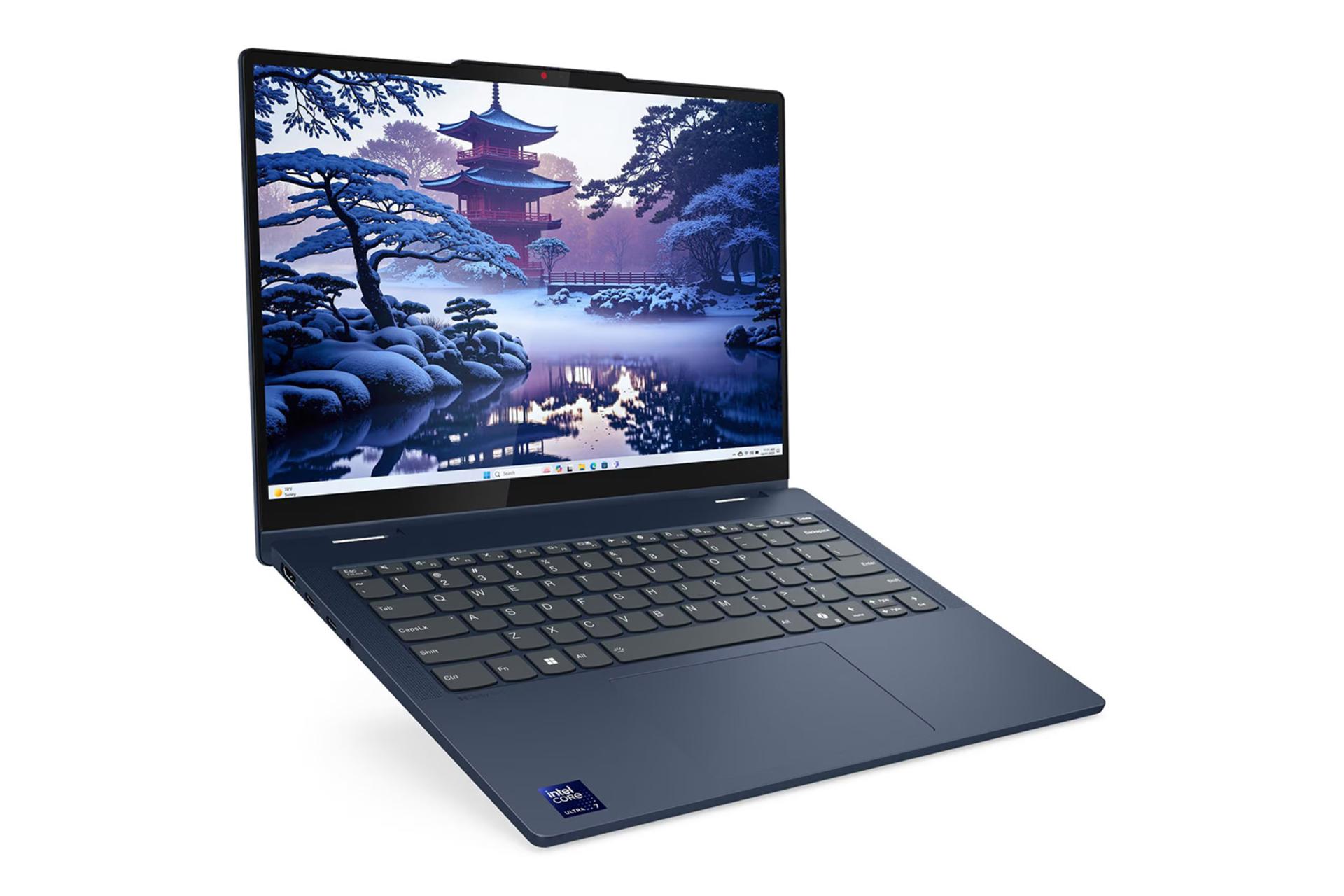 لپ تاپ لنوو Lenovo IdeaPad 5 2-in-1 14IAL10 نمای جلو و چپ