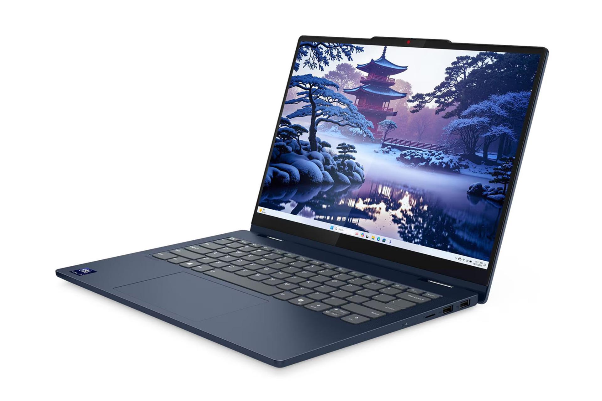 لپ تاپ لنوو Lenovo IdeaPad 5 2-in-1 14IAL10 نمای جلو و راست