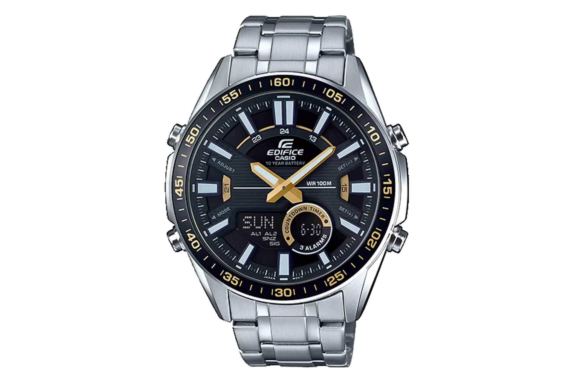 فریم و صفحه ساعت مچی مردانه کاسیو Edifice EFV-C100D-1BV
