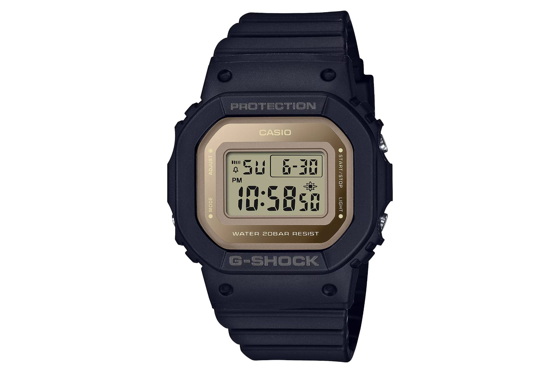 فریم و صفحه ساعت مچی زنانه کاسیو جی شاک GMD-S5600-1