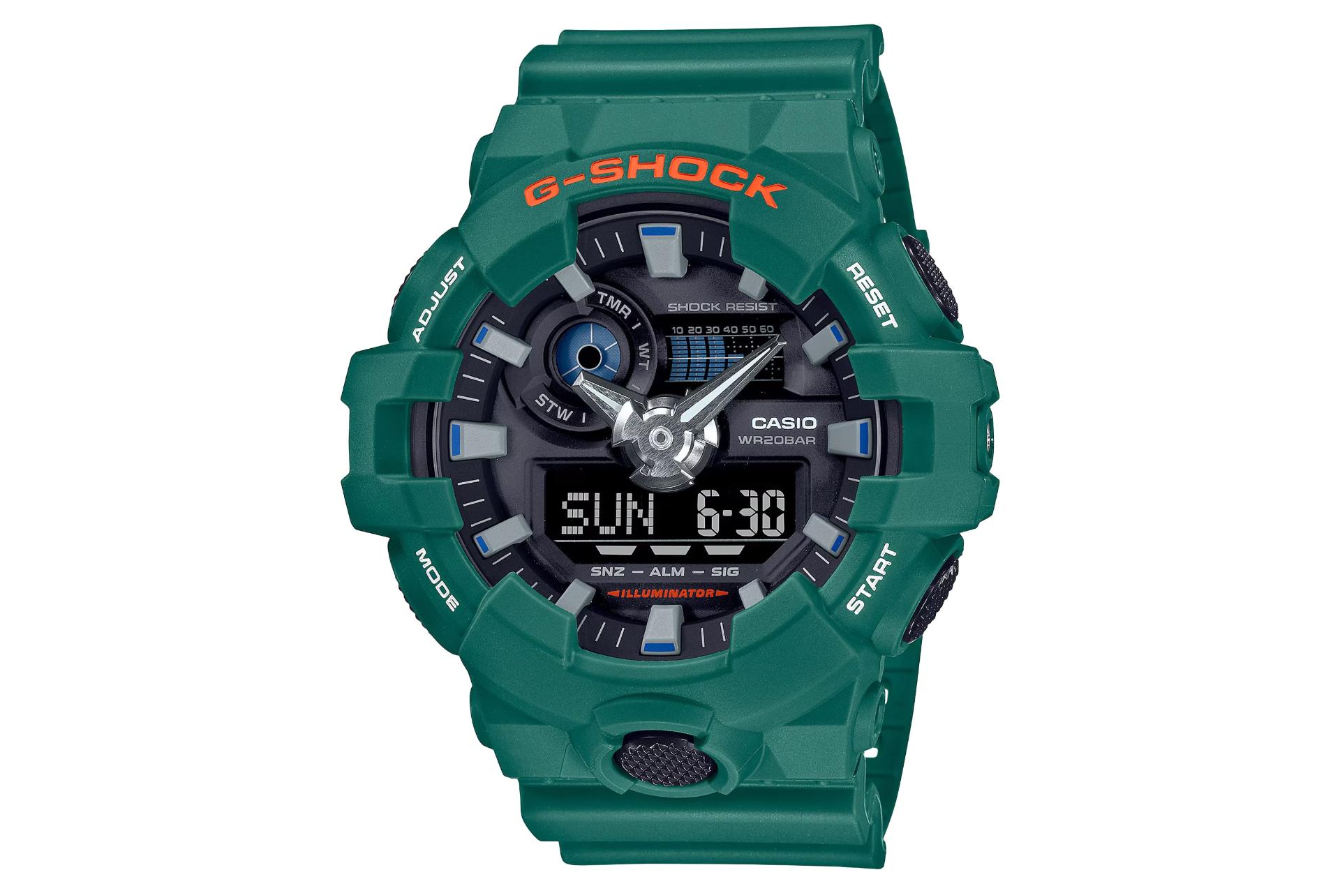 فریم و صفحه ساعت مچی مردانه کاسیو جی شاک GA-700SC-3A