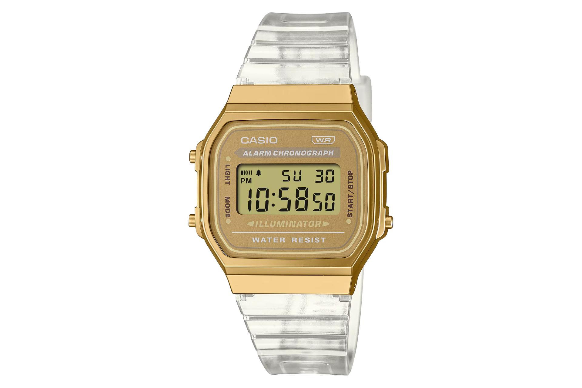 فریم و صفحه ساعت مچی زنانه کاسیو Vintage A168XESG-9A