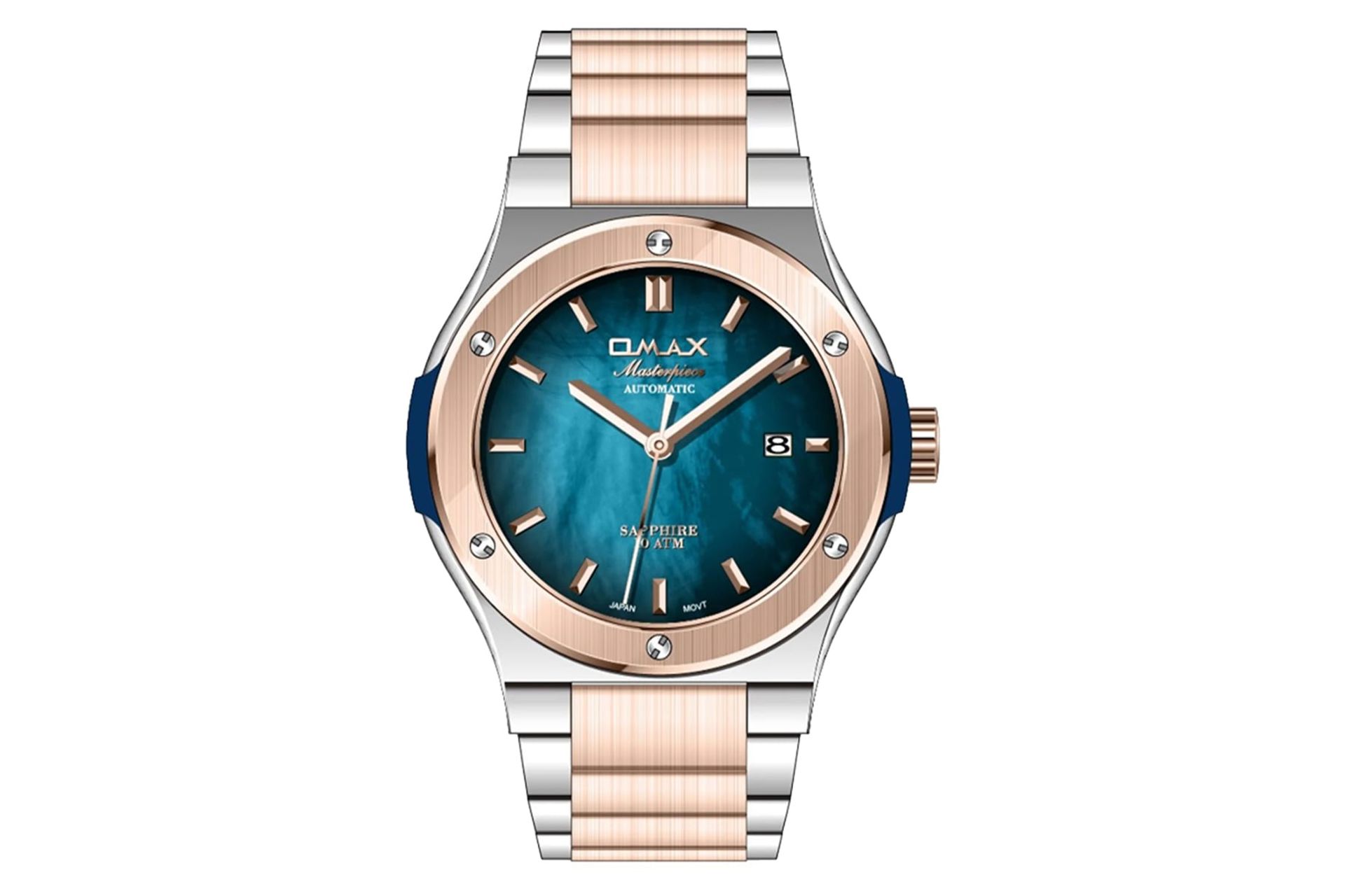 فریم و صفحه ساعت مچی مردانه اوماکس Masterpiece Automatic OAHB001C0CI