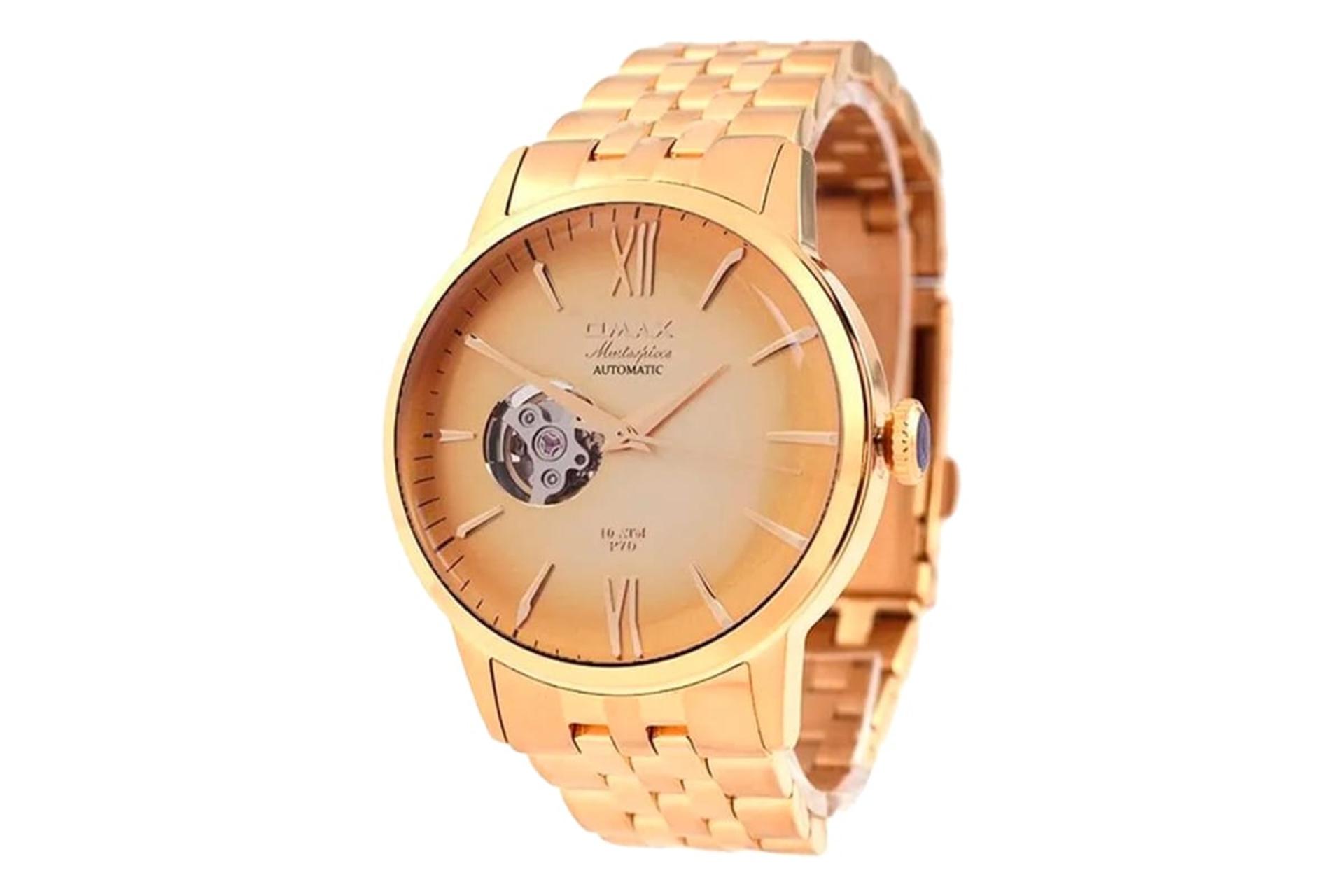 فریم و صفحه ساعت مچی مردانه اوماکس Masterpiece Automatic OAOR001G11I