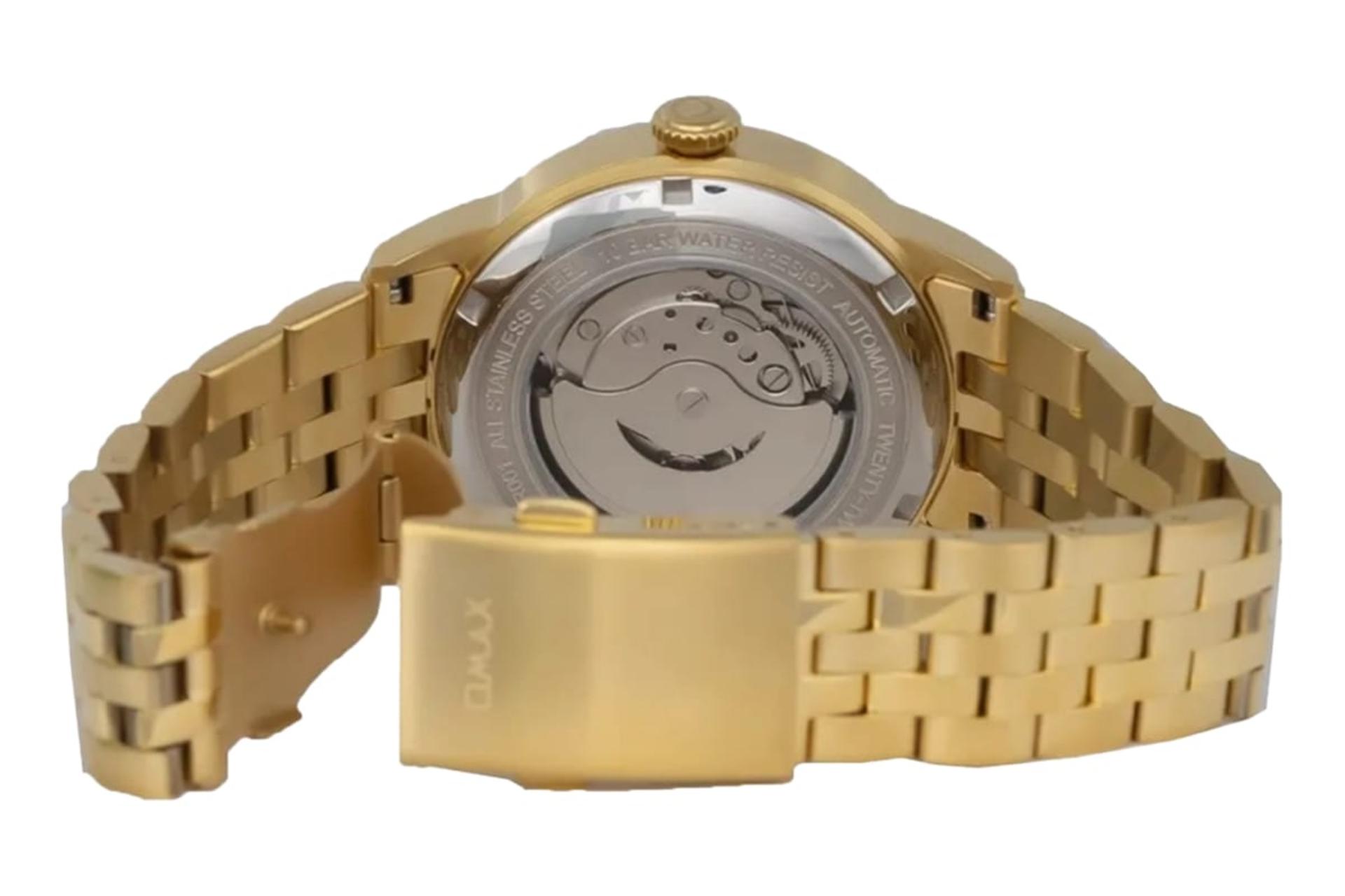 بند و قفل ساعت مچی مردانه اوماکس Masterpiece Automatic OAOR001G11I