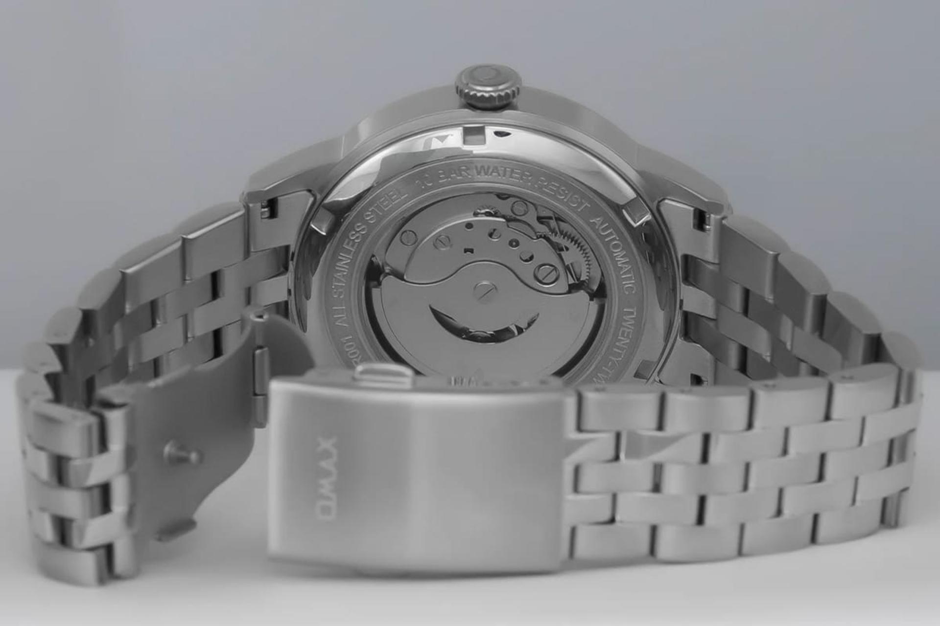 بند و قفل ساعت مچی مردانه اوماکس Masterpiece Automatic OAOR001P46I