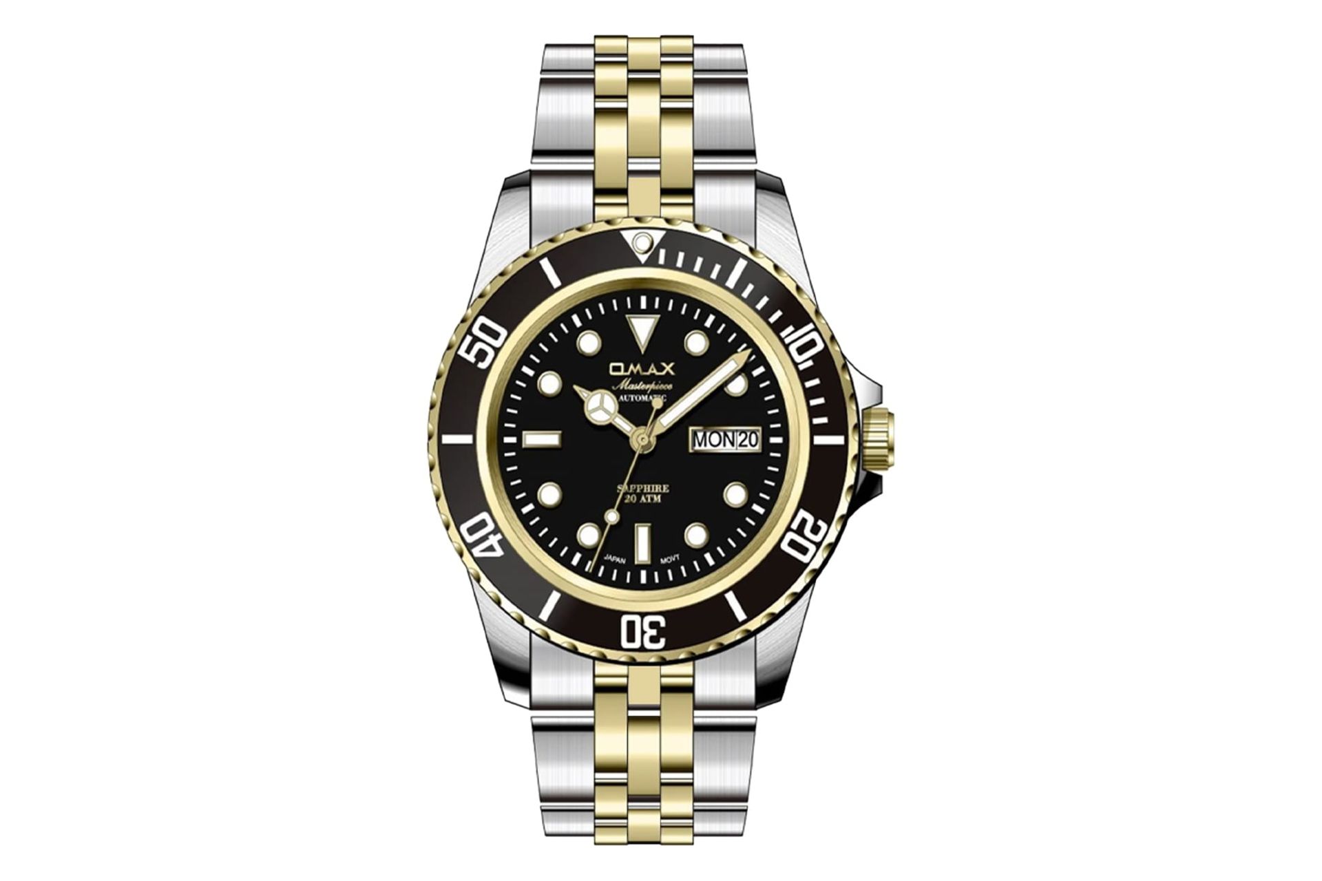 فریم و صفحه ساعت مچی مردانه اوماکس Masterpiece Automatic OSA023T2TI